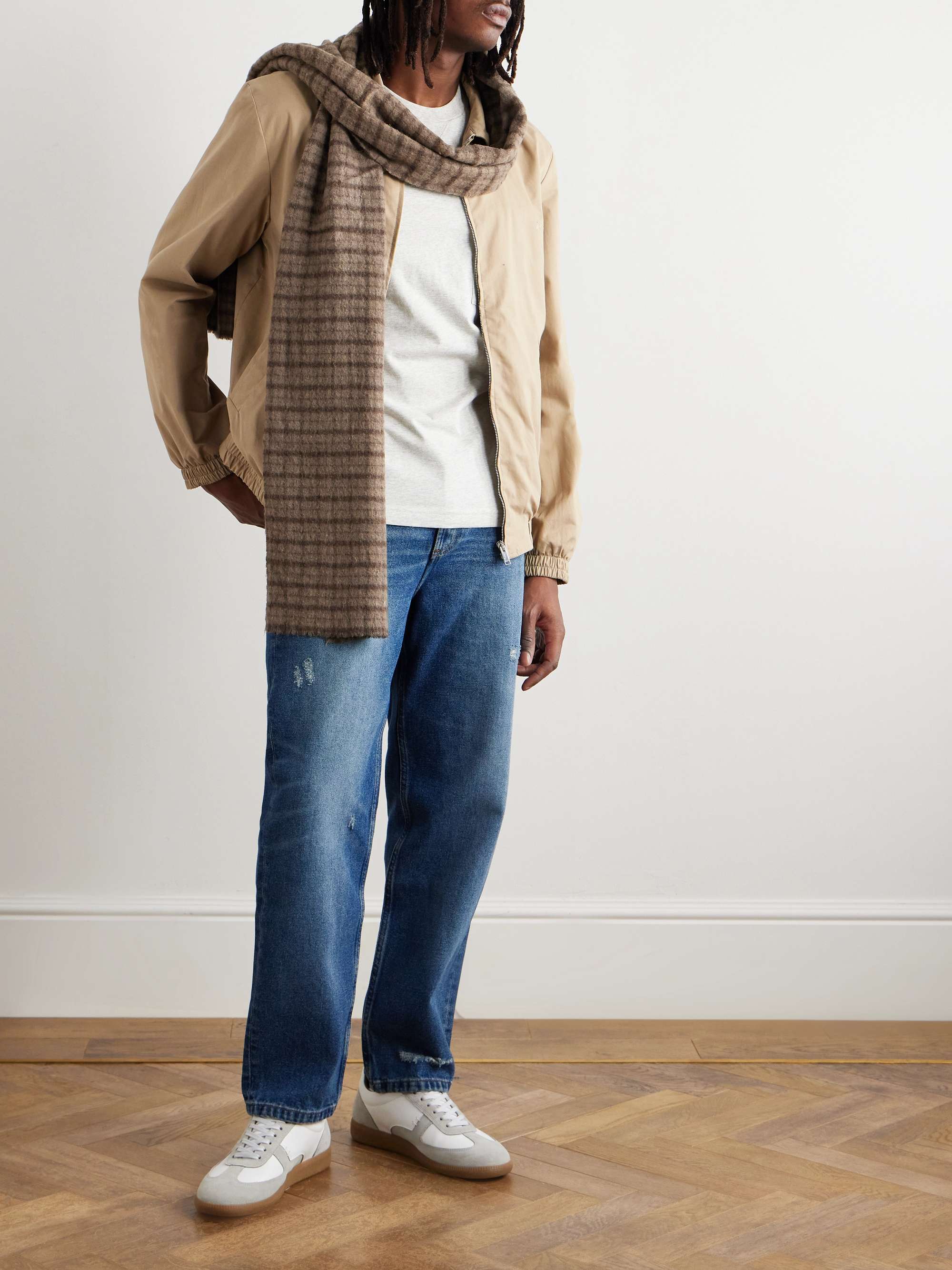 Martin Straight-Leg Distressed Jeans view
