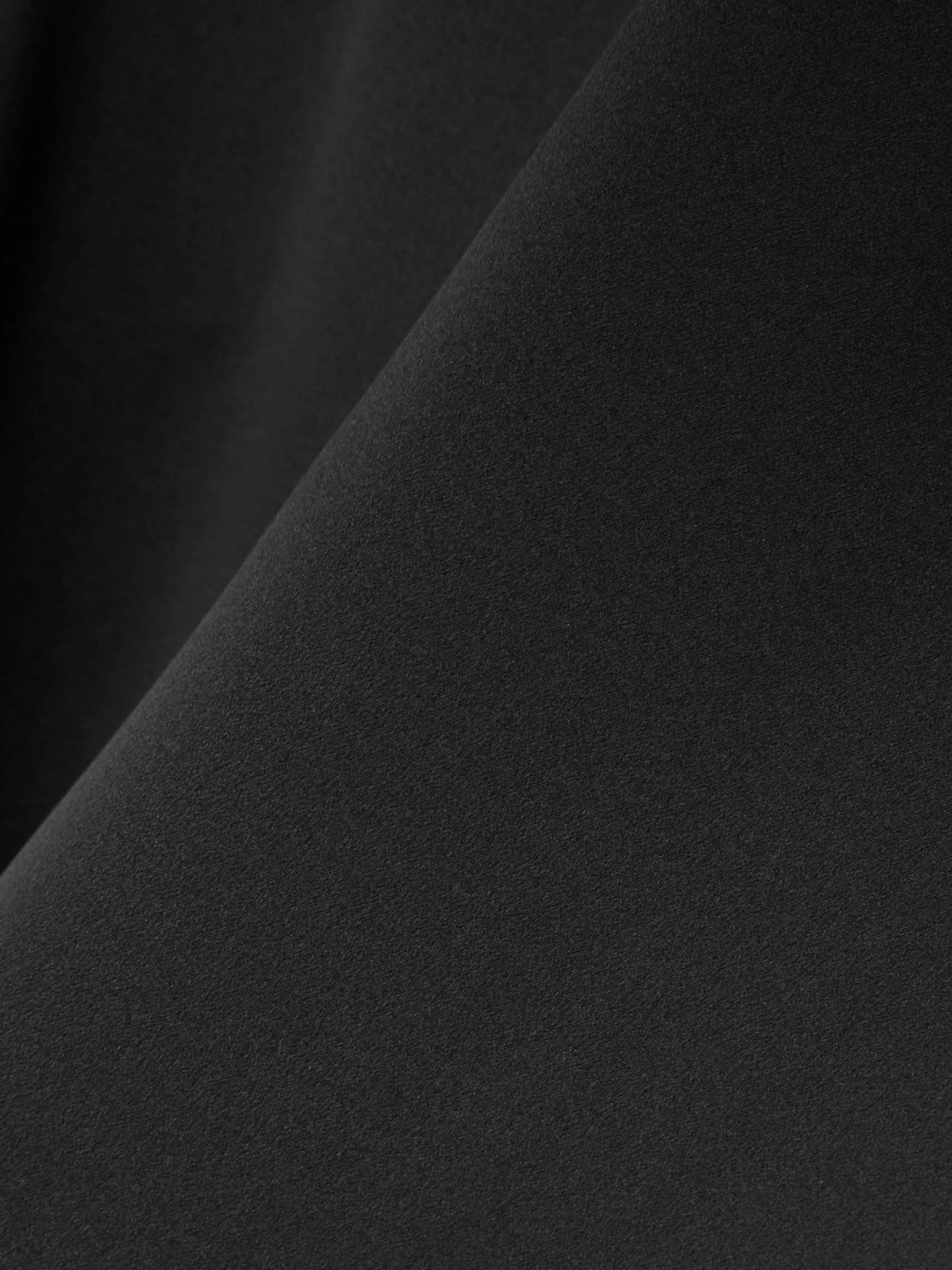 Silk-satin turtleneck top view