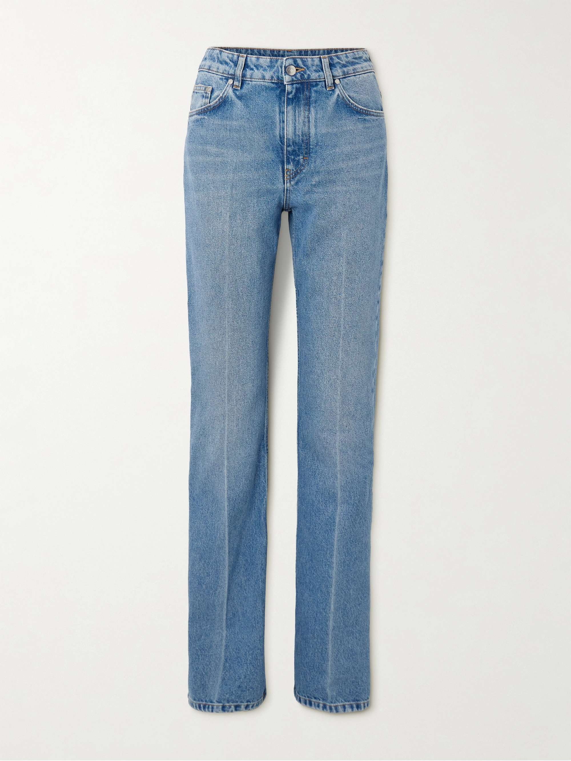 Straight-leg organic jeans view