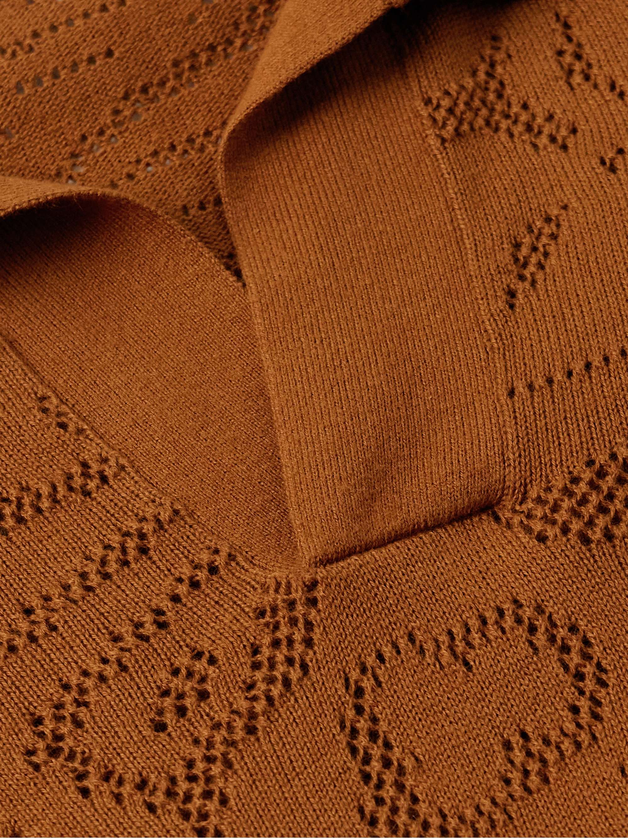 Ryan 6692 Jacquard-Knit Organic Cotton Polo Shirt view