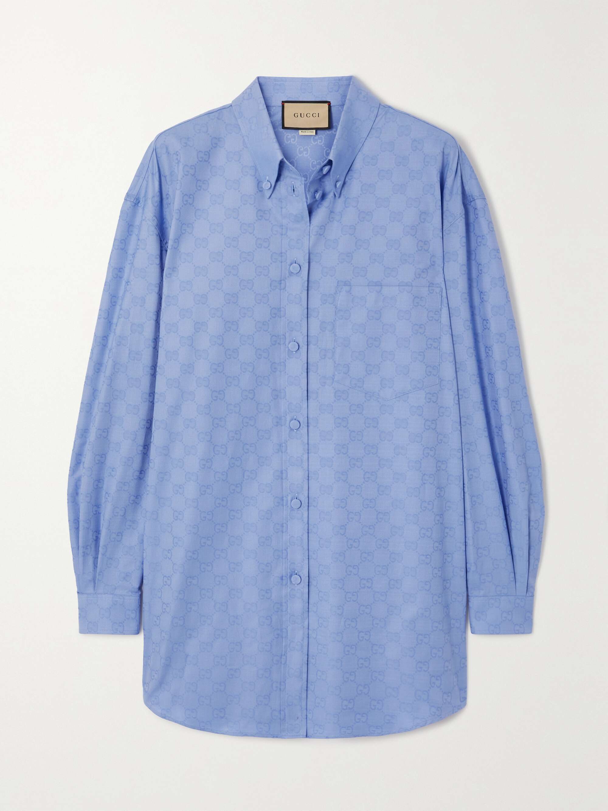 GG Supreme cotton Oxford-jacquard shirt view
