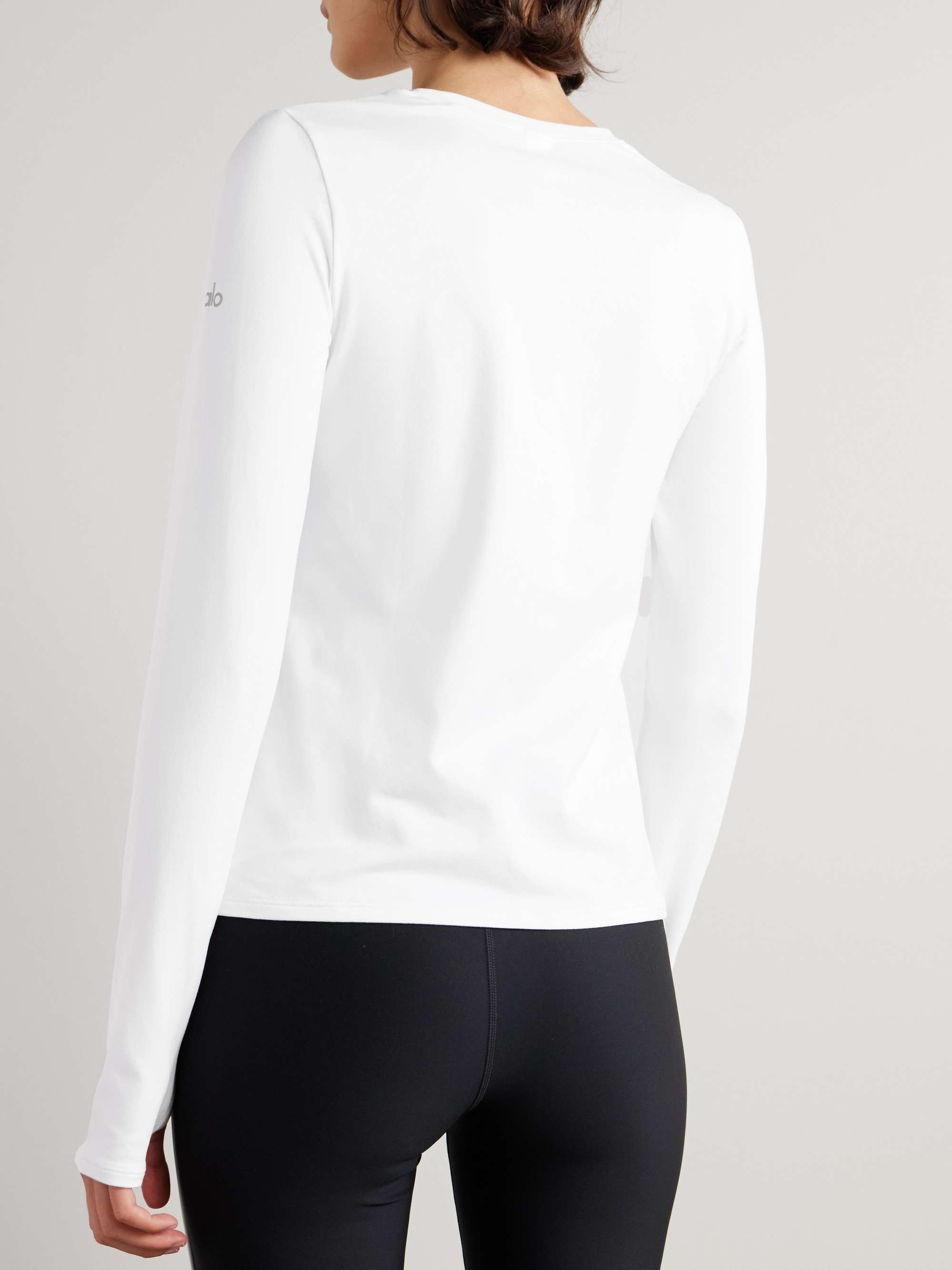 Finesse stretch-jersey top view