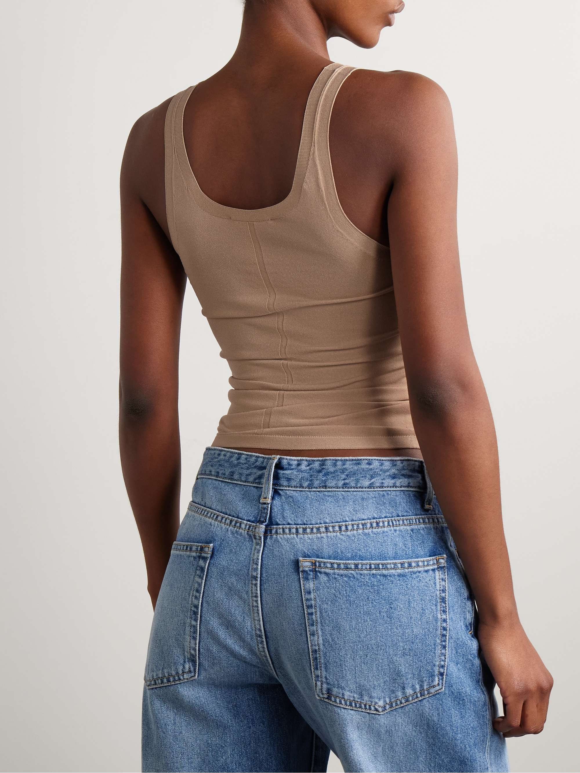 Anthea stretch-knit tank view