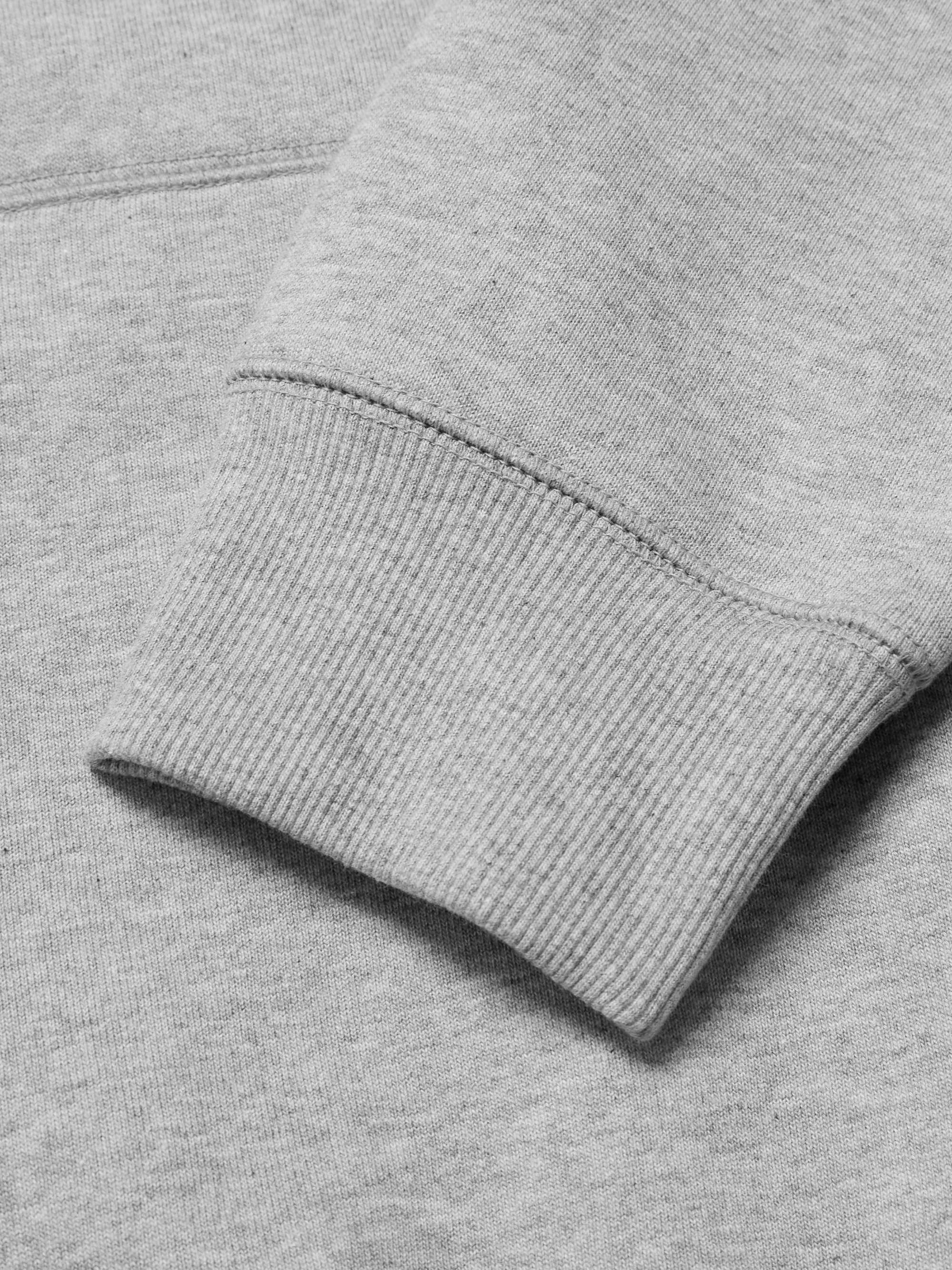 Chase Logo-Embroidered Cotton-Blend Jersey Hoodie view