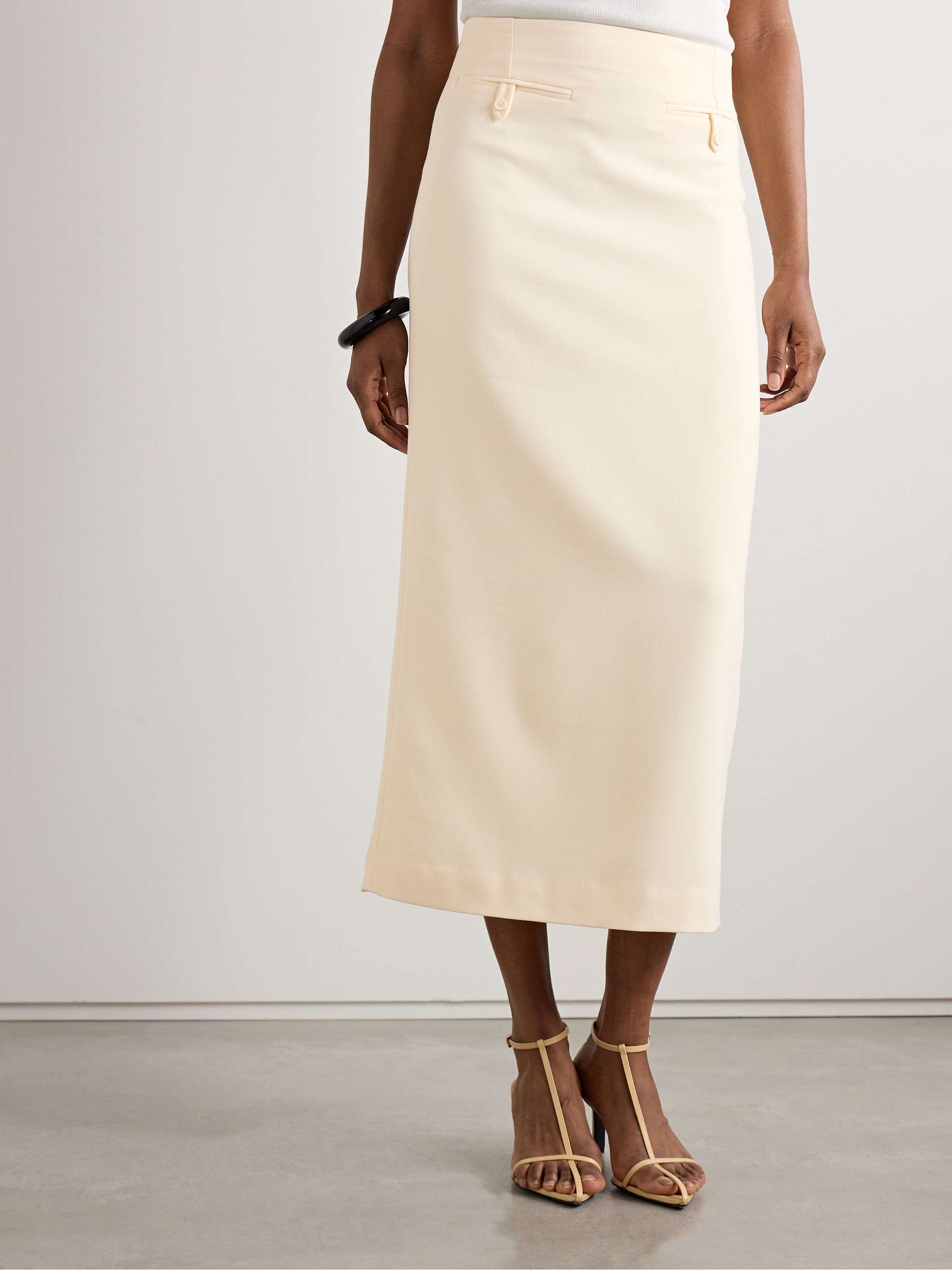 Smith crepe midi skirt view