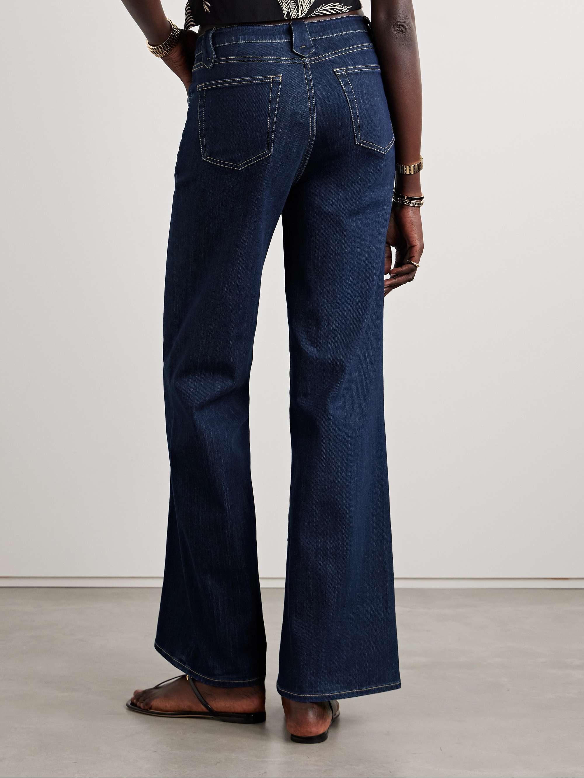 Navegar high-rise wide-leg jeans view