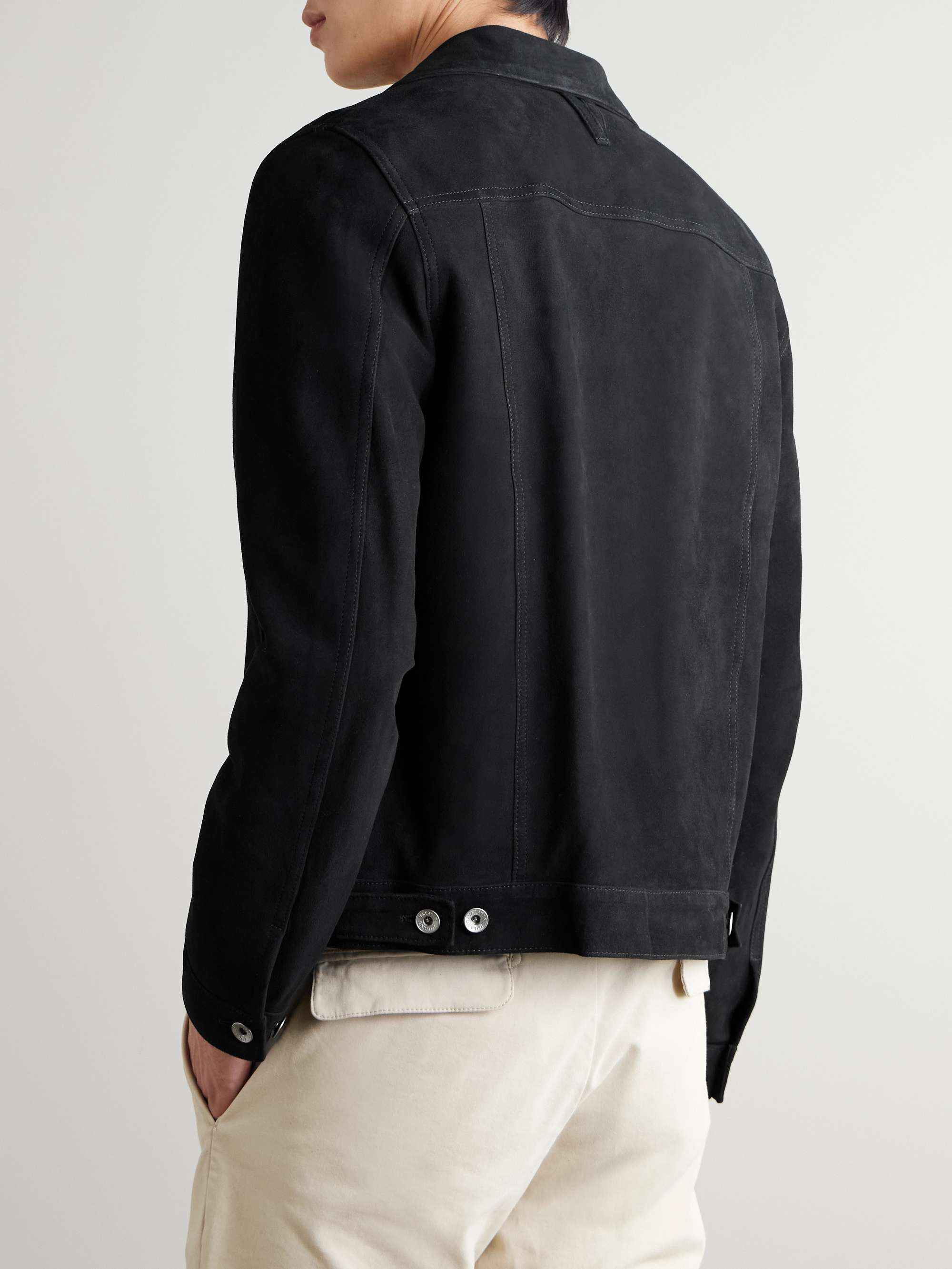 Davis Suede Trucker Jacket view
