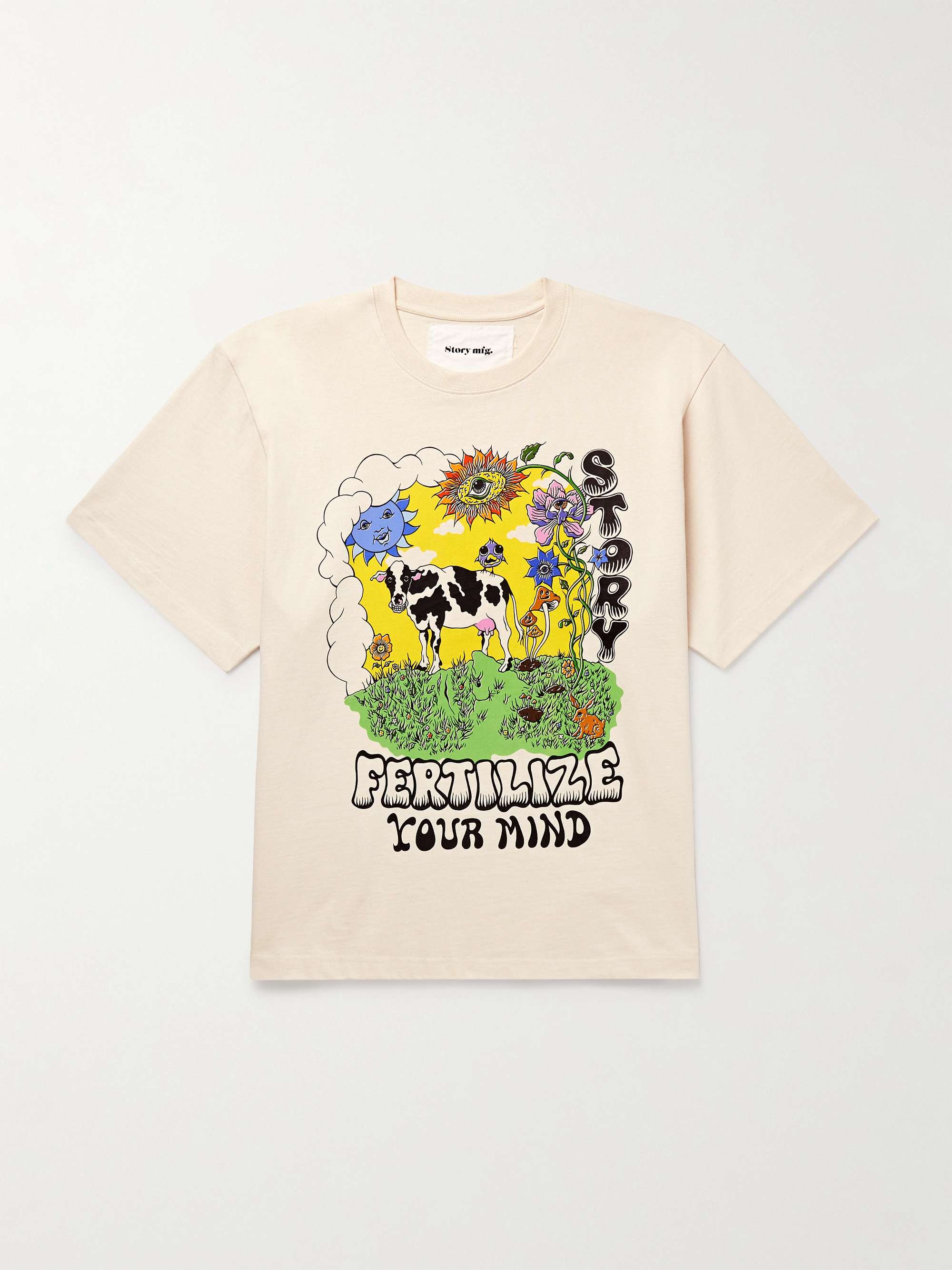 Grateful Logo-Print Organic Cotton-Jersey T-Shirt view