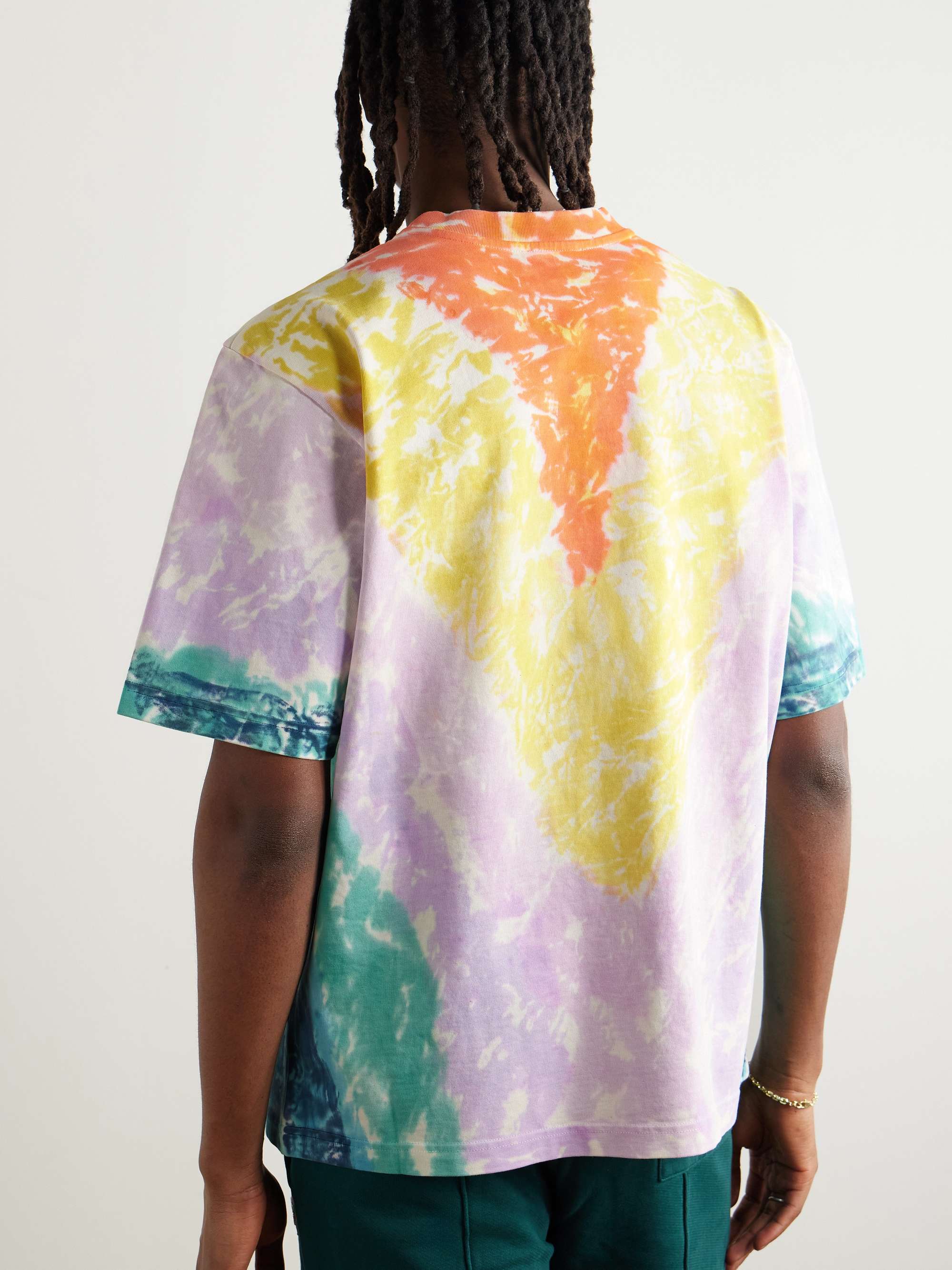 Surf Trip Tie-Dyed Logo-Print Organic Cotton-Jersey T-Shirt view