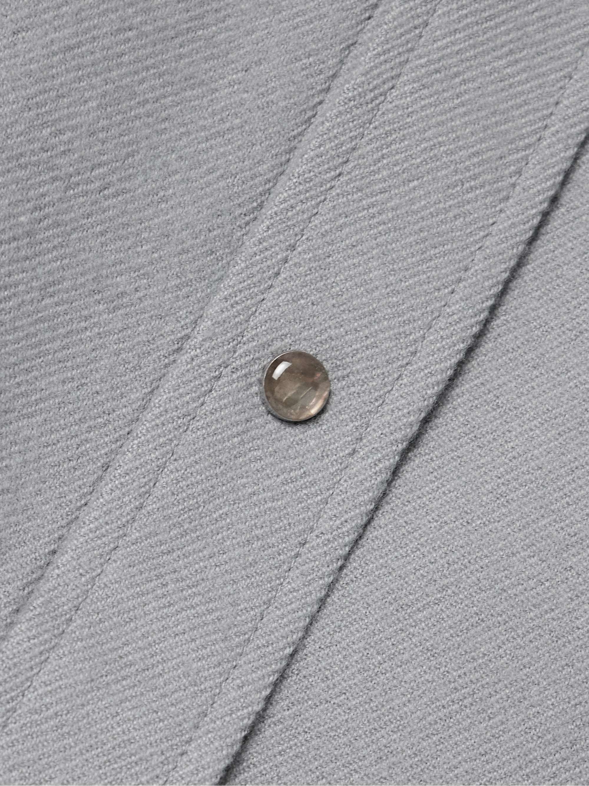 Cashmere-twill shirt view