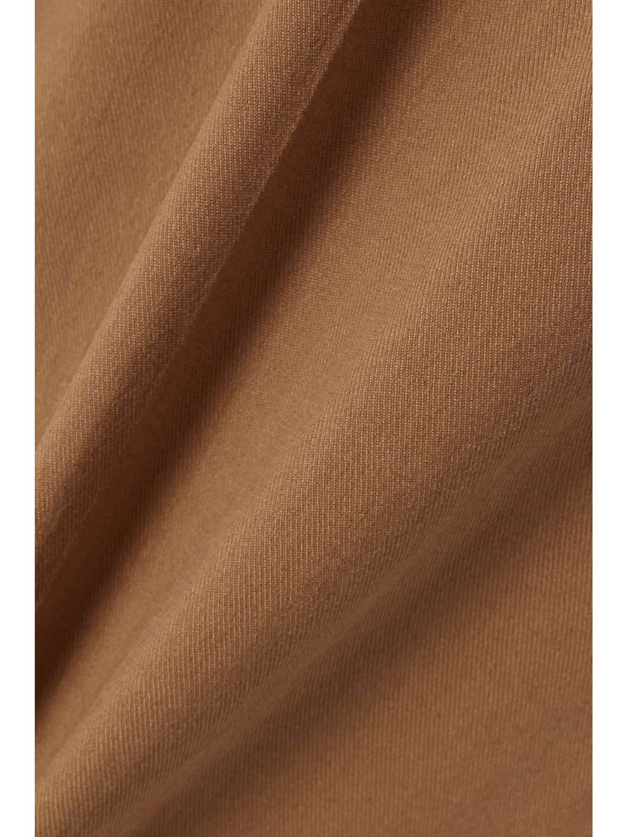 Pleated twill wide-leg pants view