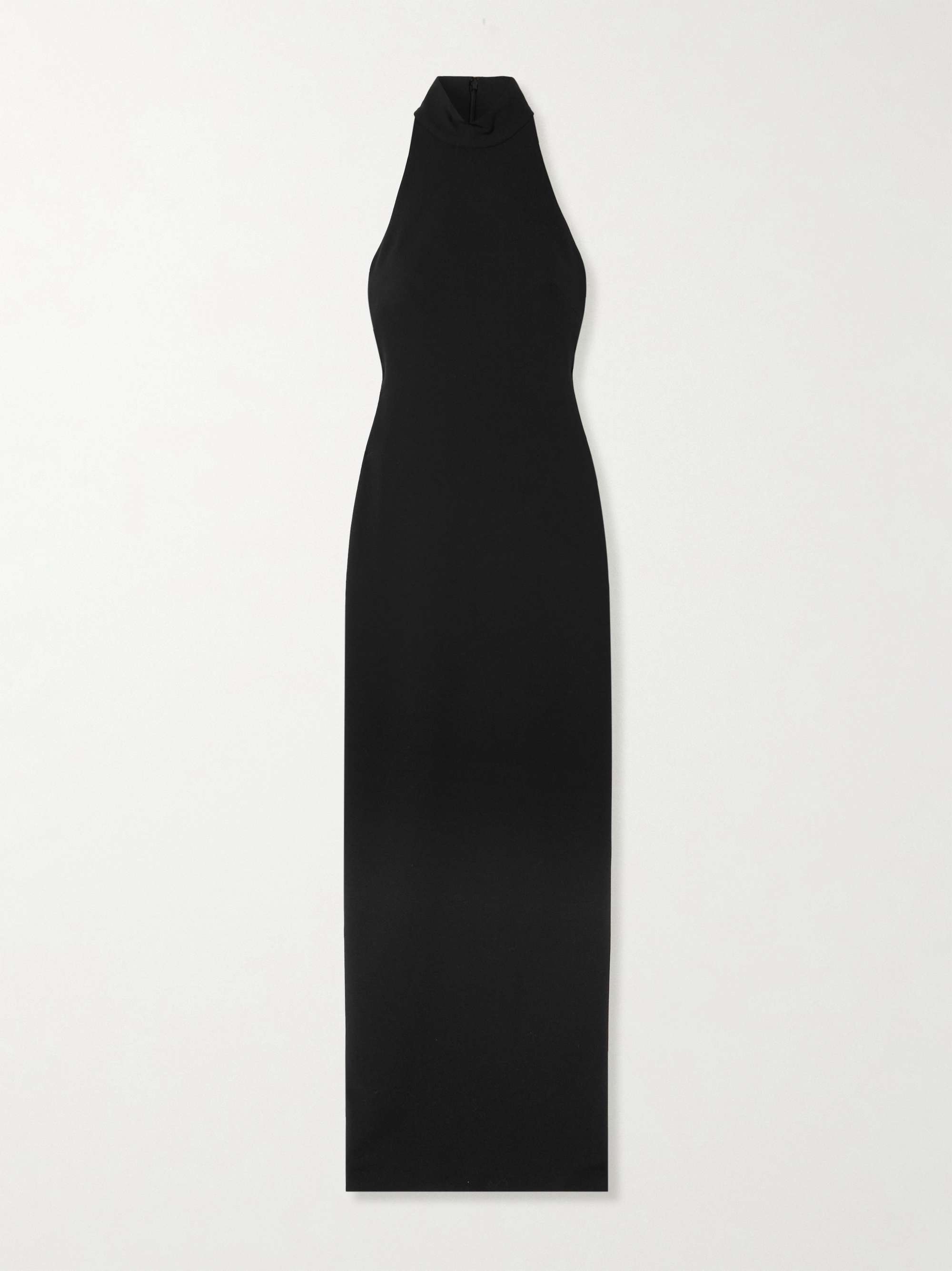 Inaya stretch-crepe halterneck gown view