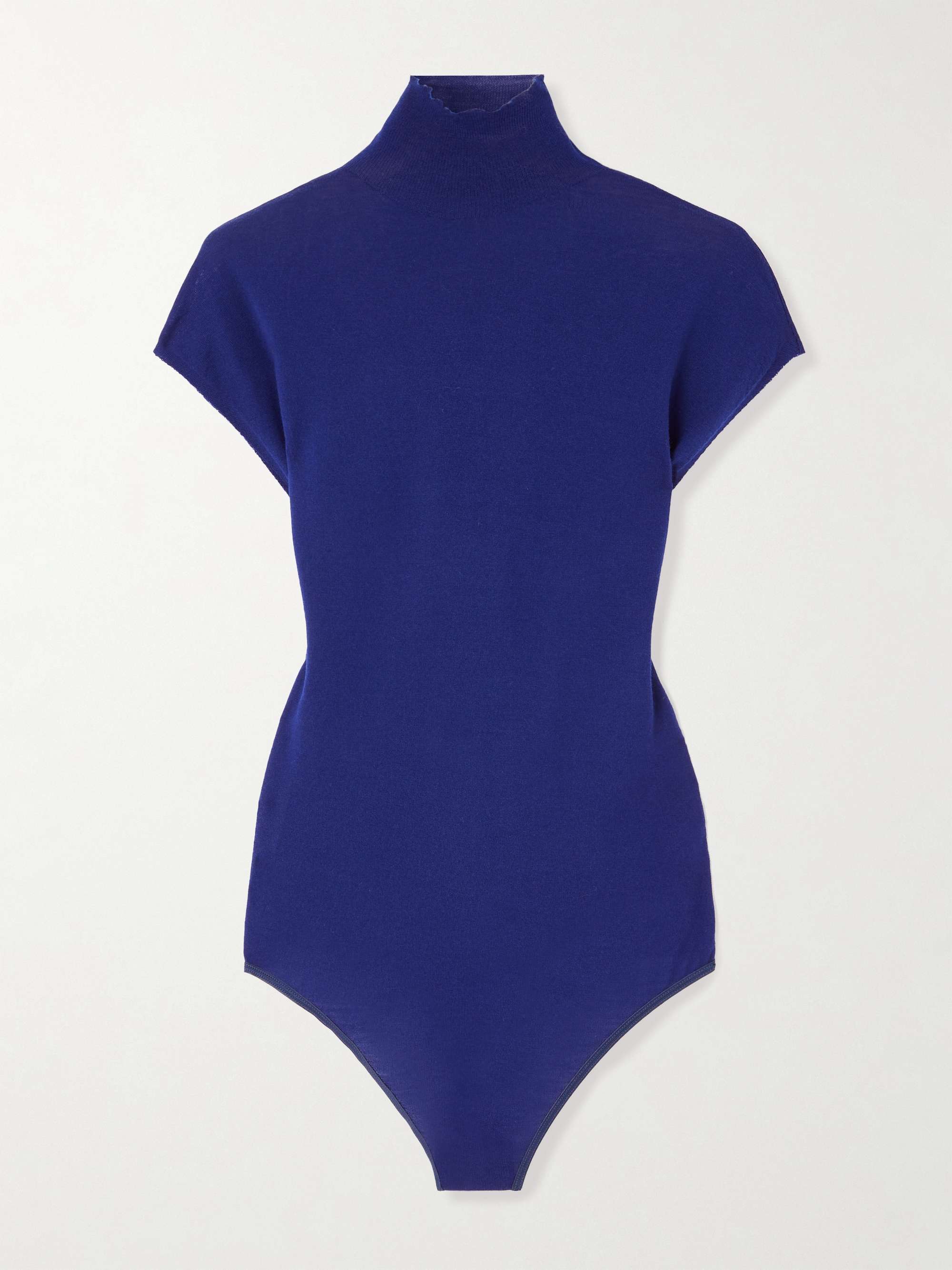 Turtleneck wool-blend jersey bodysuit view