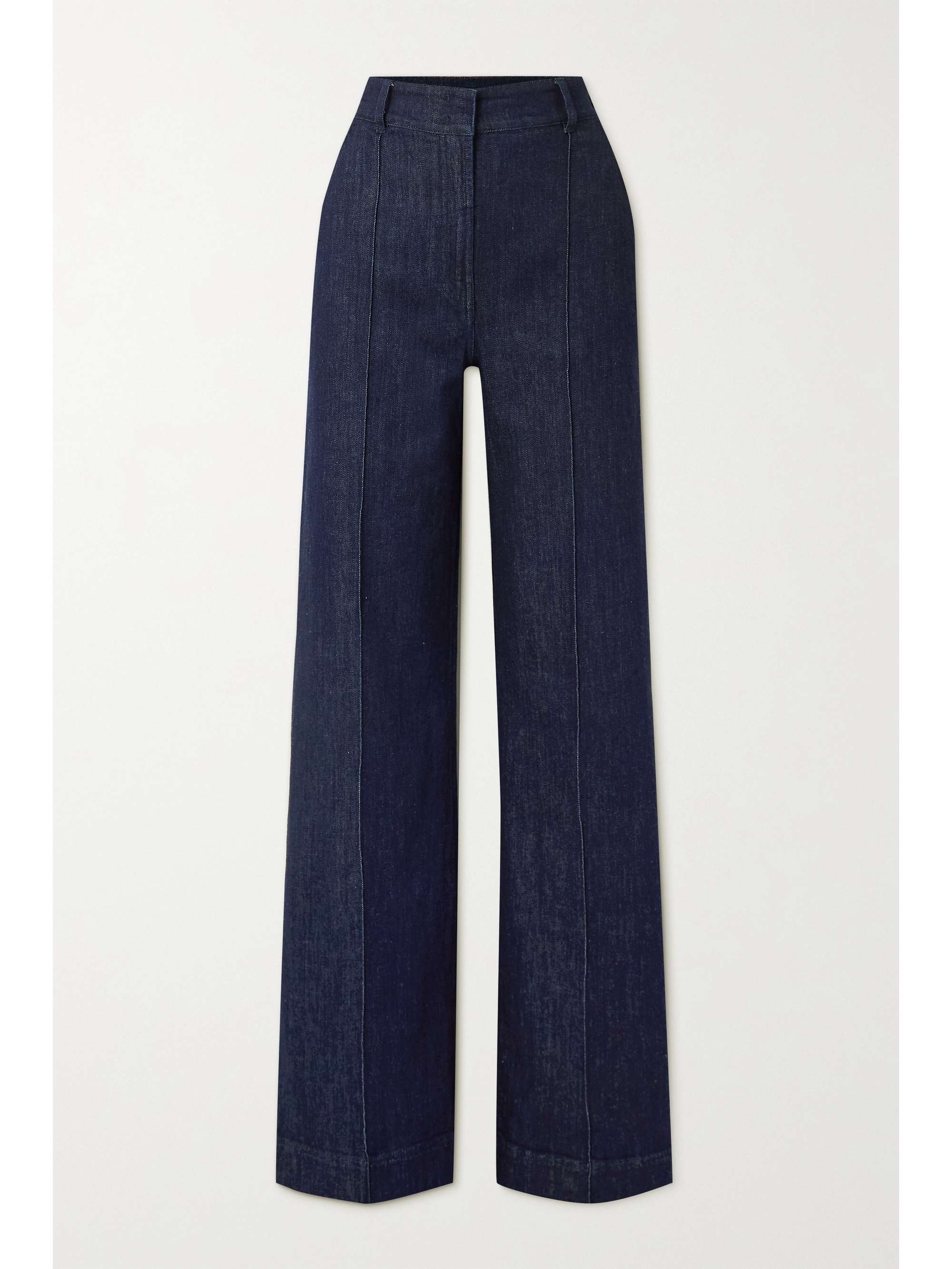 + NET SUSTAIN high-rise straight-leg stretch organic jeans view
