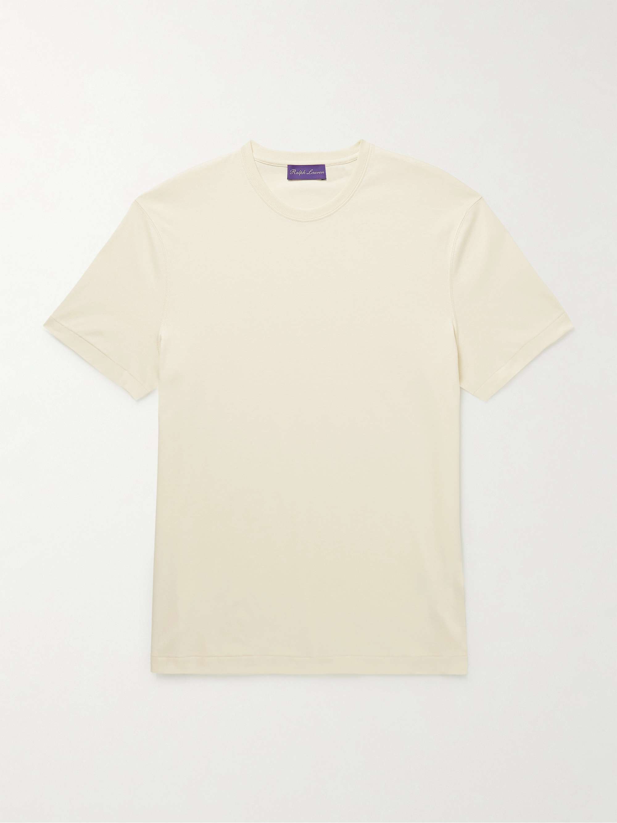 Slim-Fit Cotton-Interlock T-Shirt view