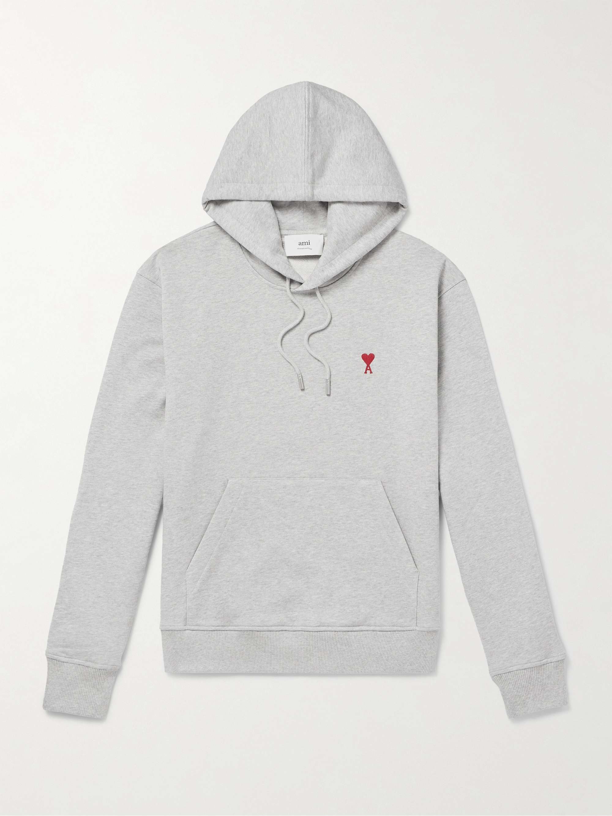 Logo-Embroidered Organic Cotton-Jersey Hoodie view