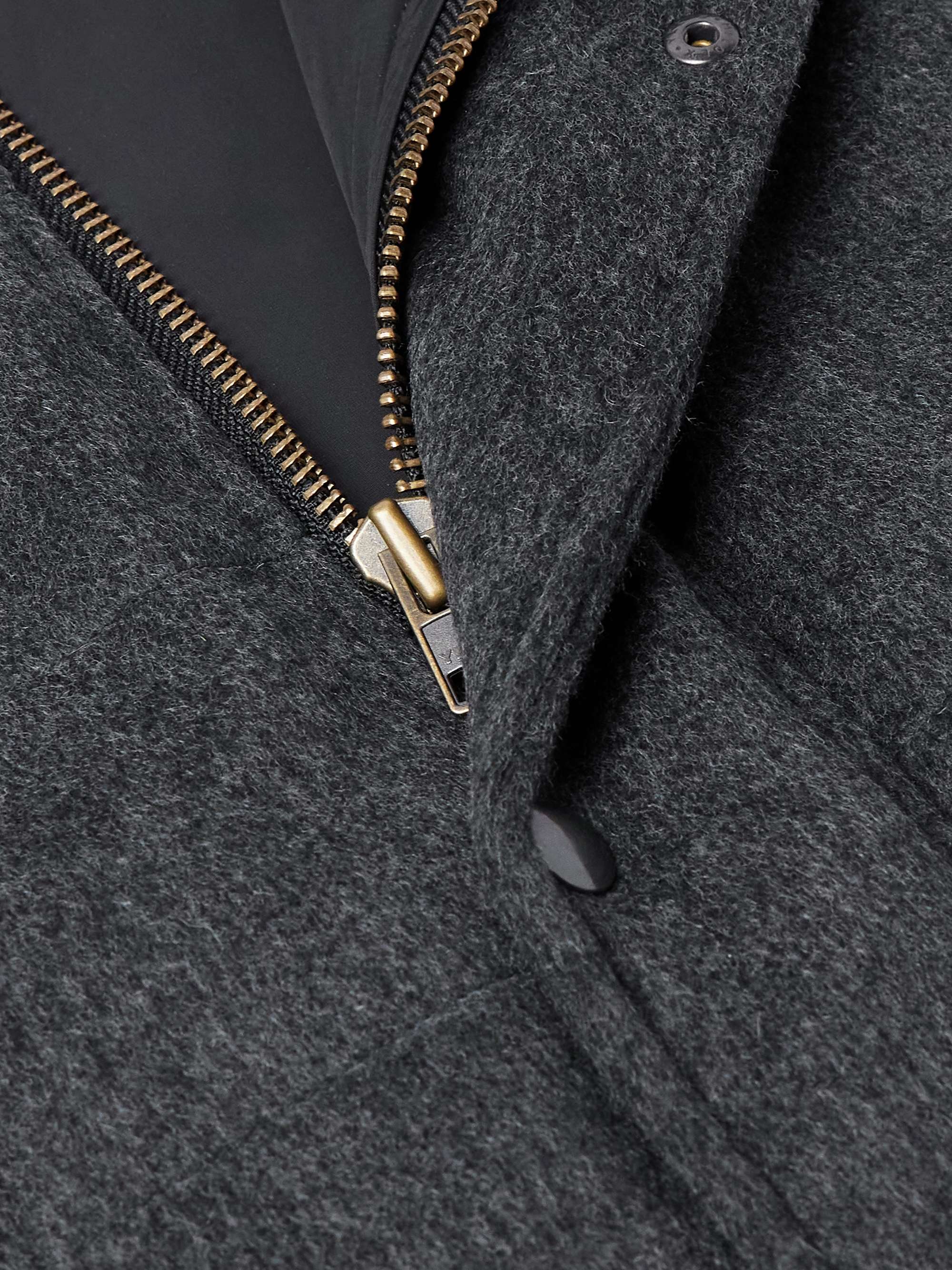 Slim-Fit Quilted Padded Wool and Cashmere-Blend Gilet view