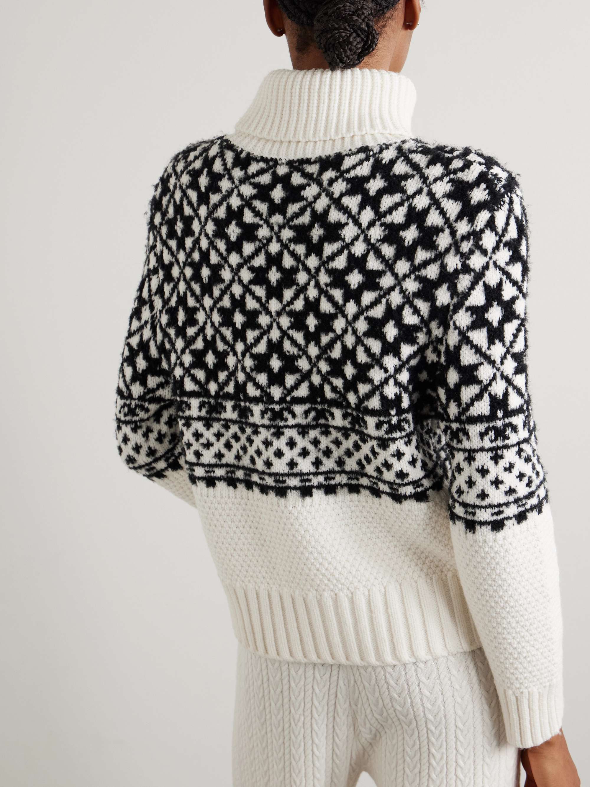 Nadia Fair Isle wool-blend turtleneck sweater view