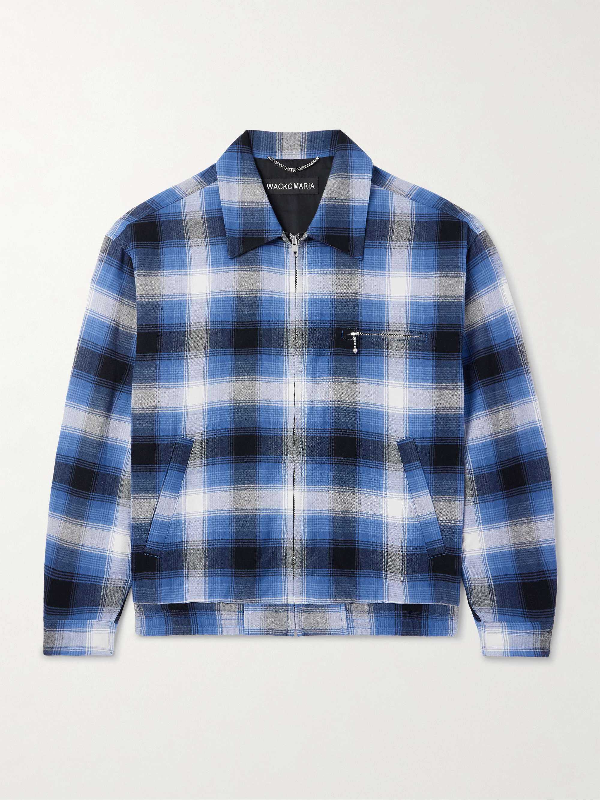 Checked Oxford Shirt Jacket view
