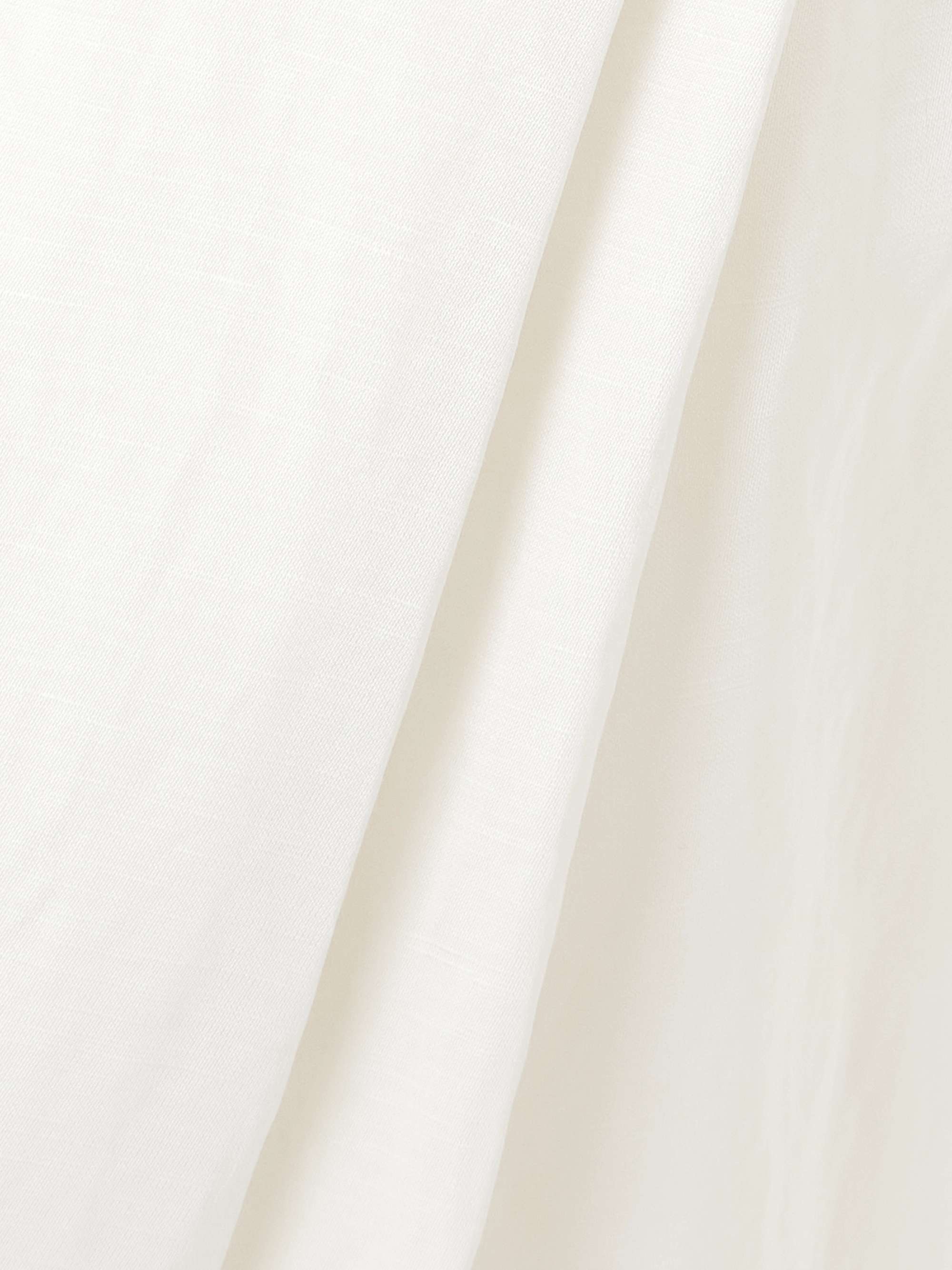 Elodie pleated dupioni midi skirt view