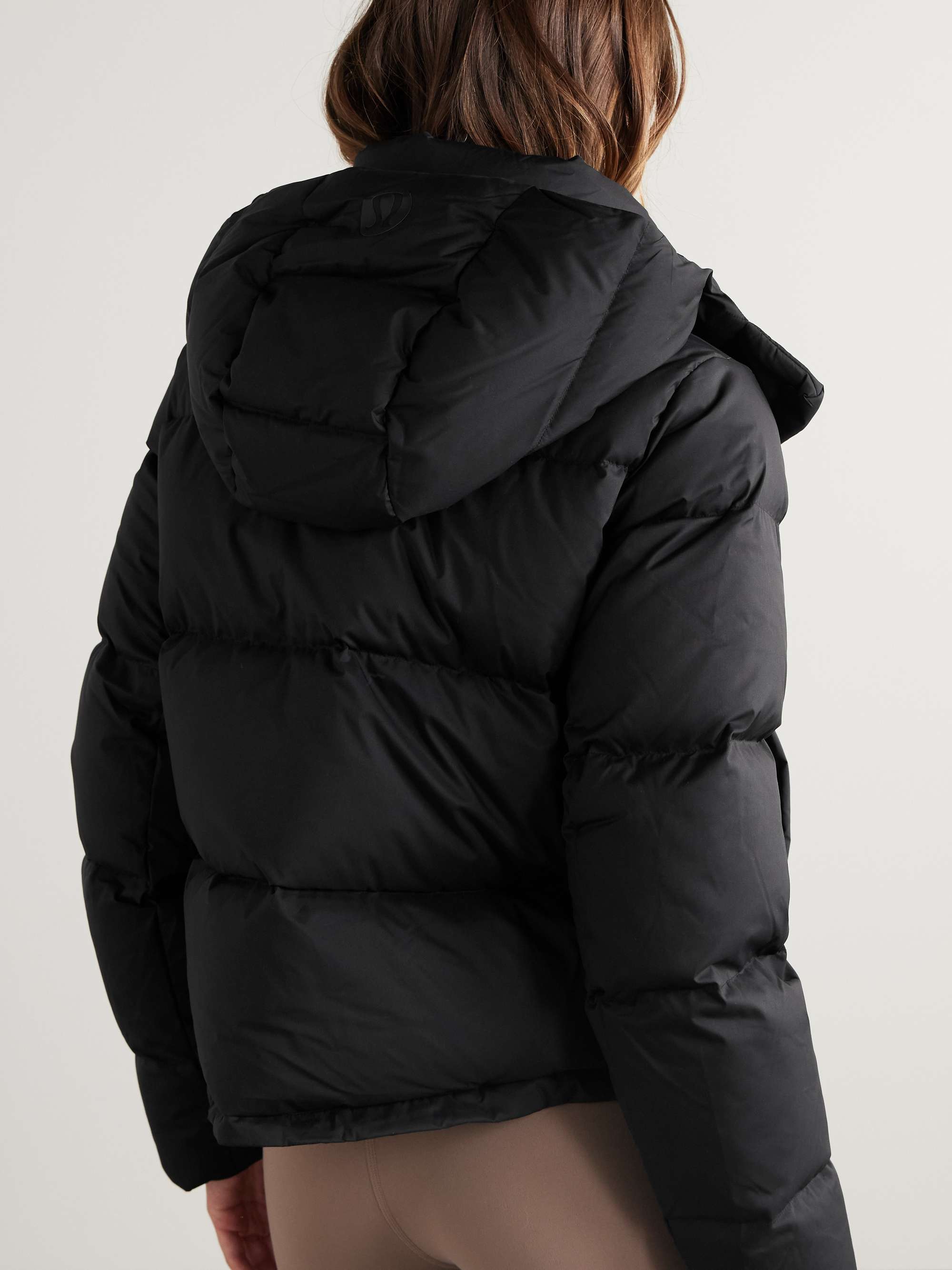 Wunder Puff hooded quilted recycled-SoftMatte™ down jacket view