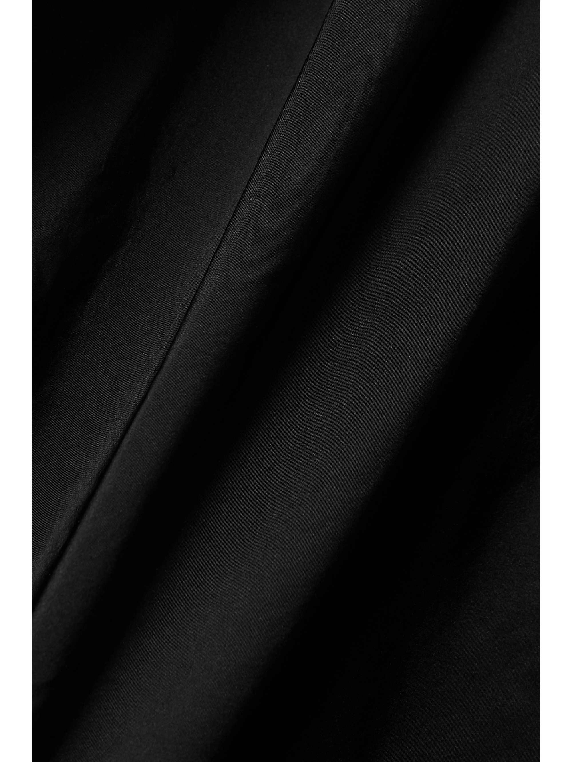 Pleated taffeta mini dress view