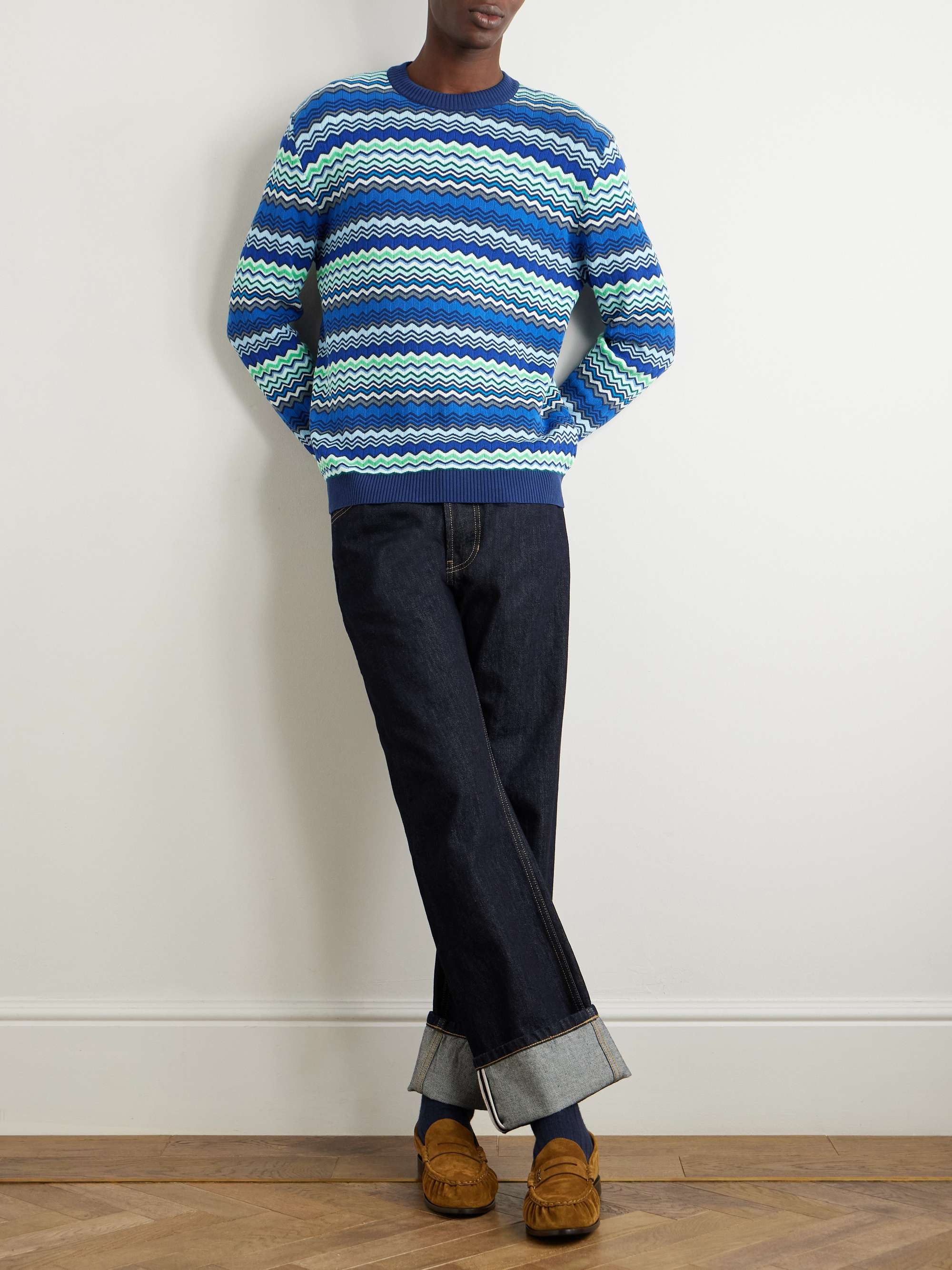 Striped Cotton Sweater view