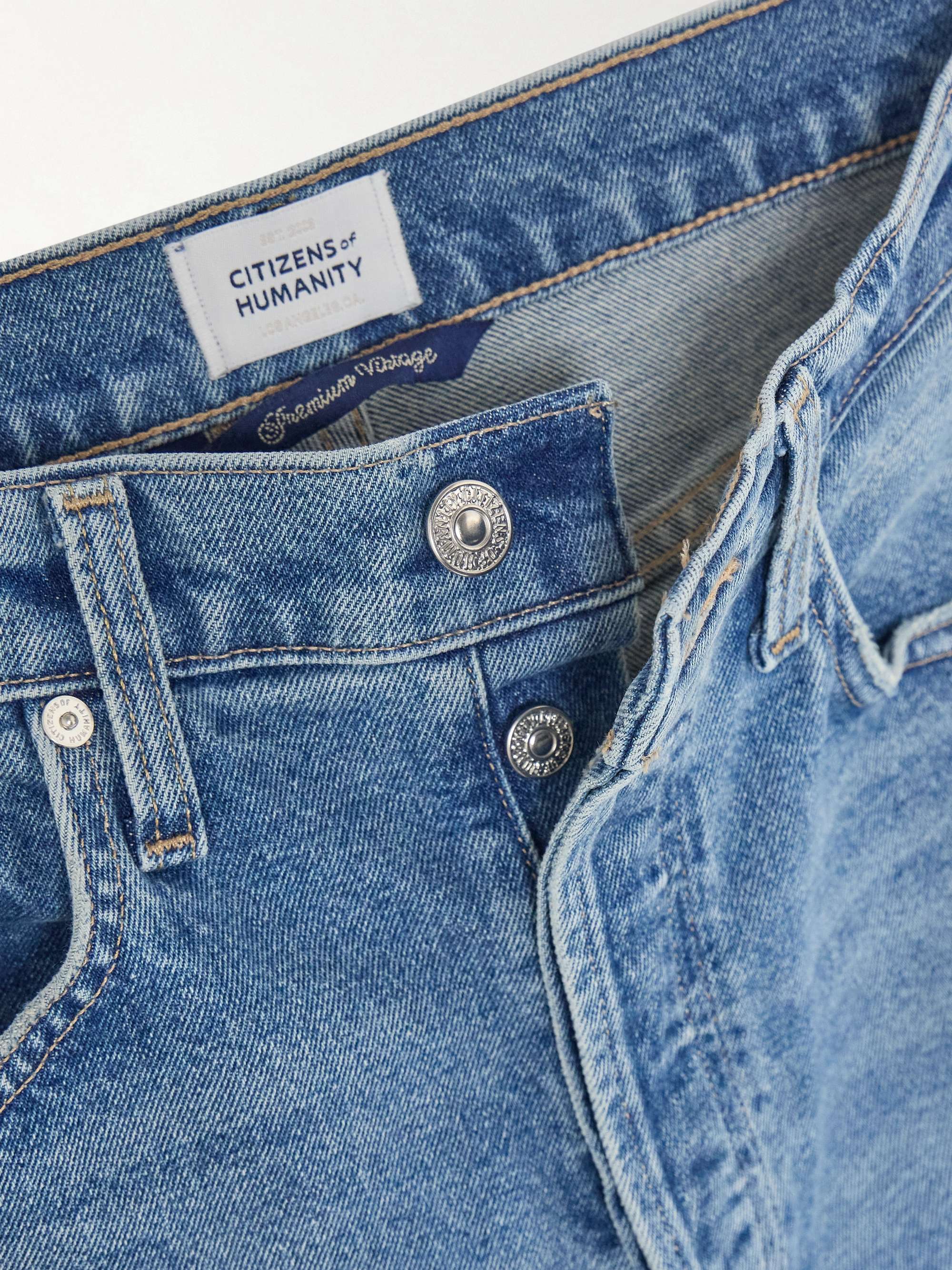 Delfina high-rise straight-leg jeans view
