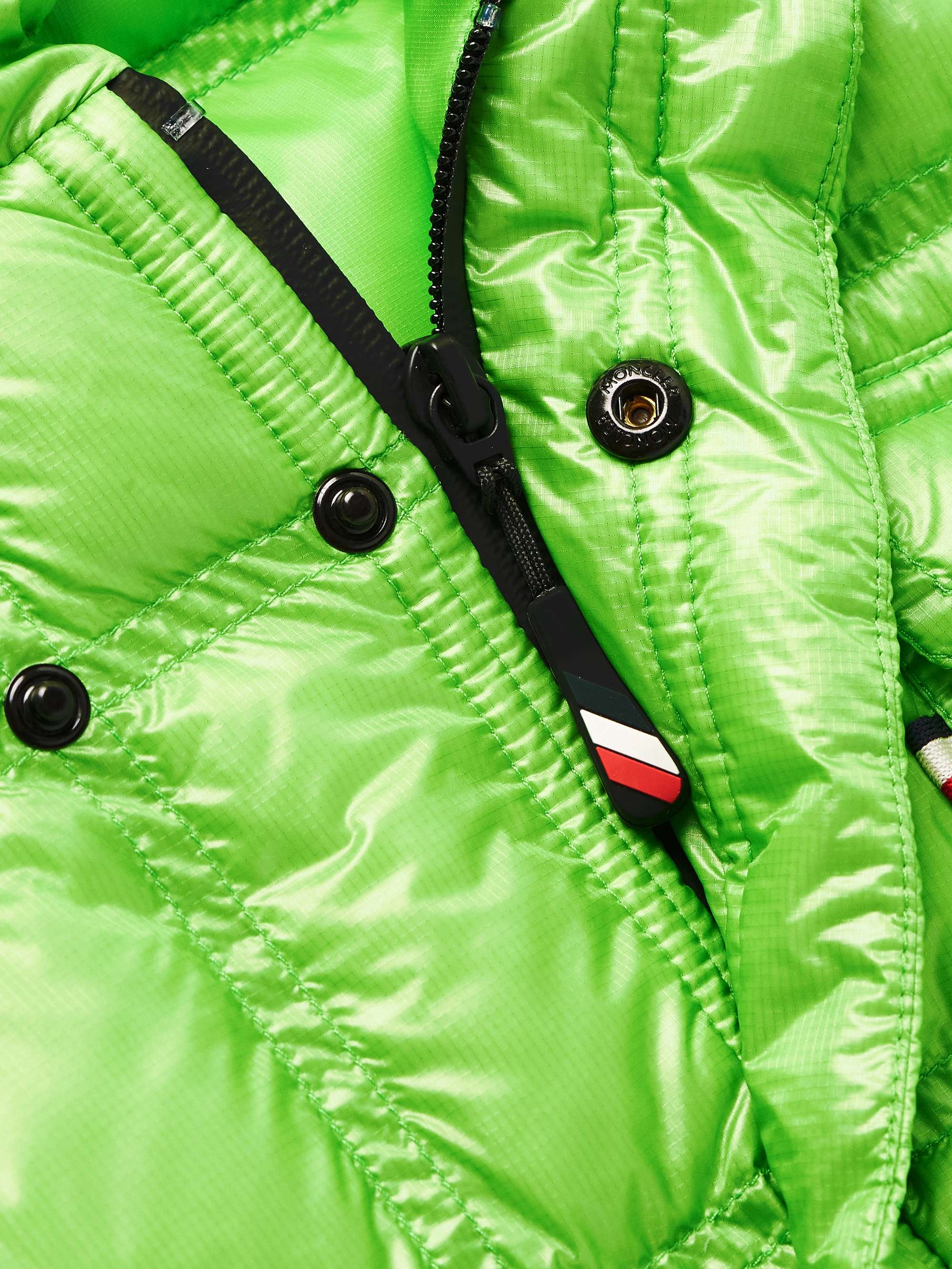 Raffort Quilted Glossed-Shell Down Jacket view