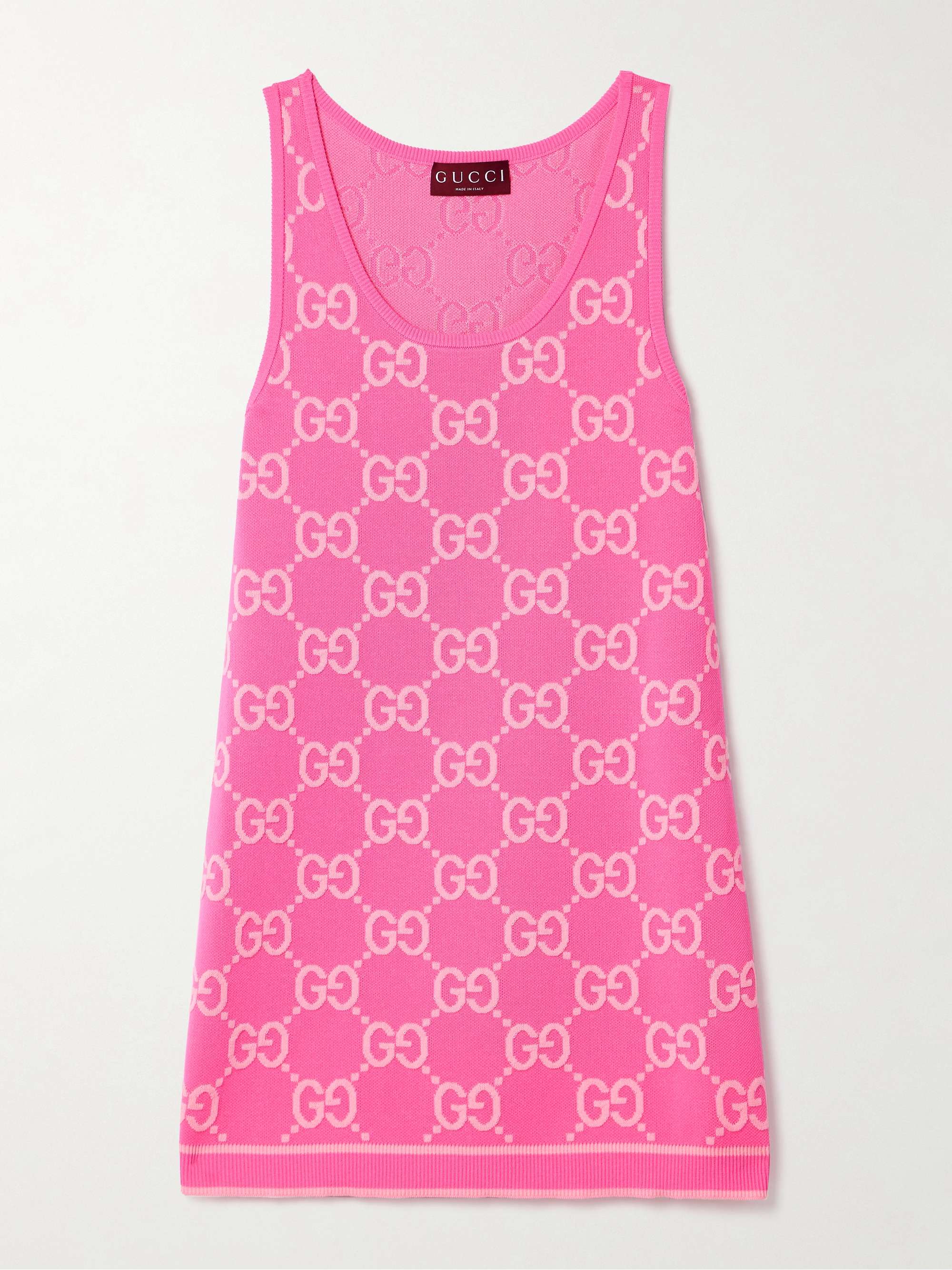 Cotton-jacquard mini dress view