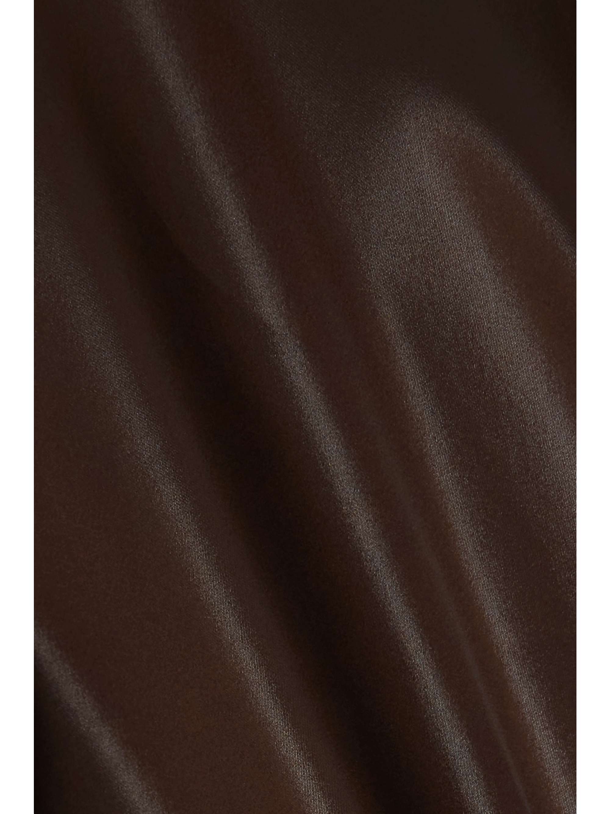 Coated stretch-satin midi dress view