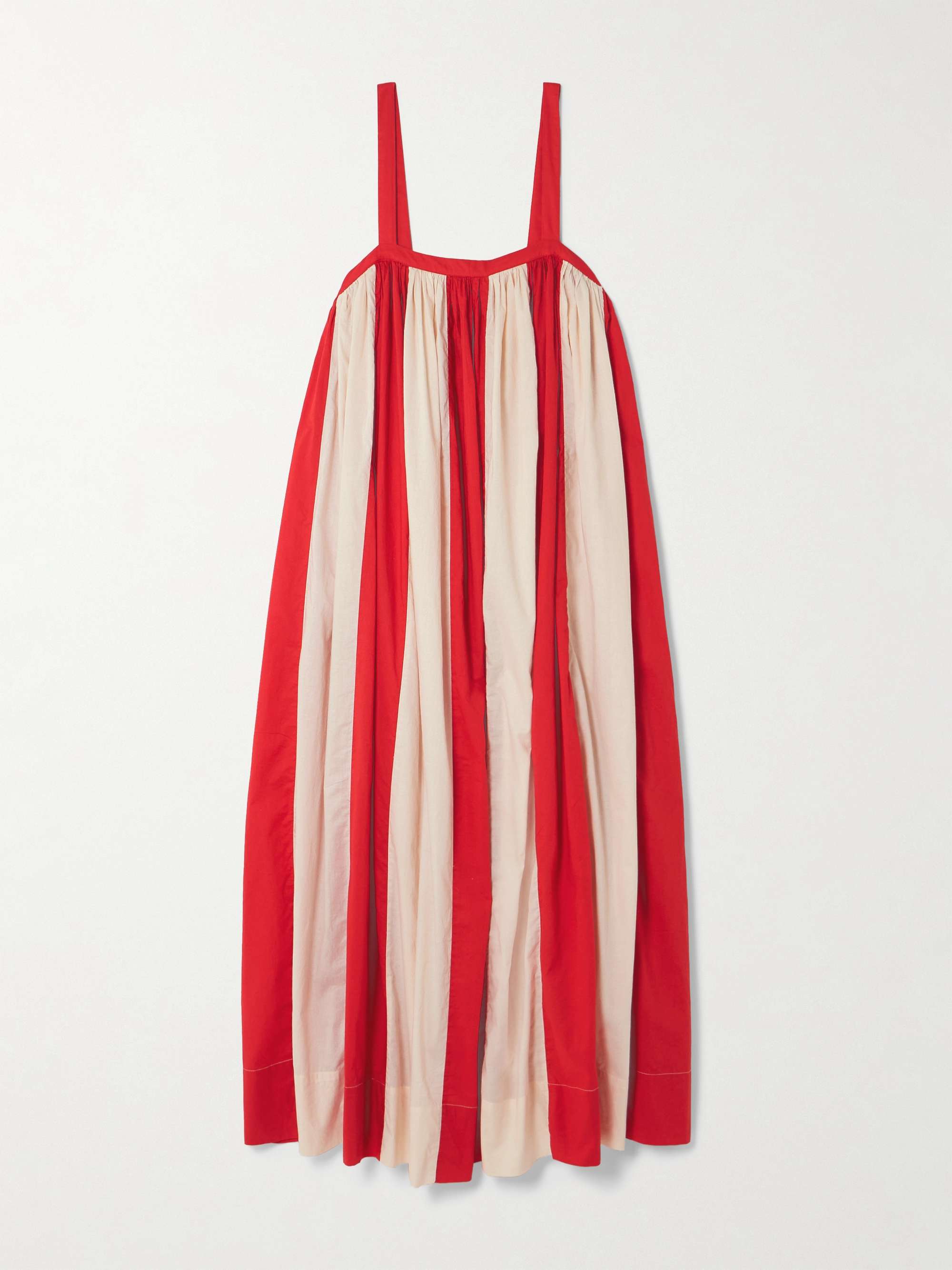 Liberty striped cotton maxi dress view