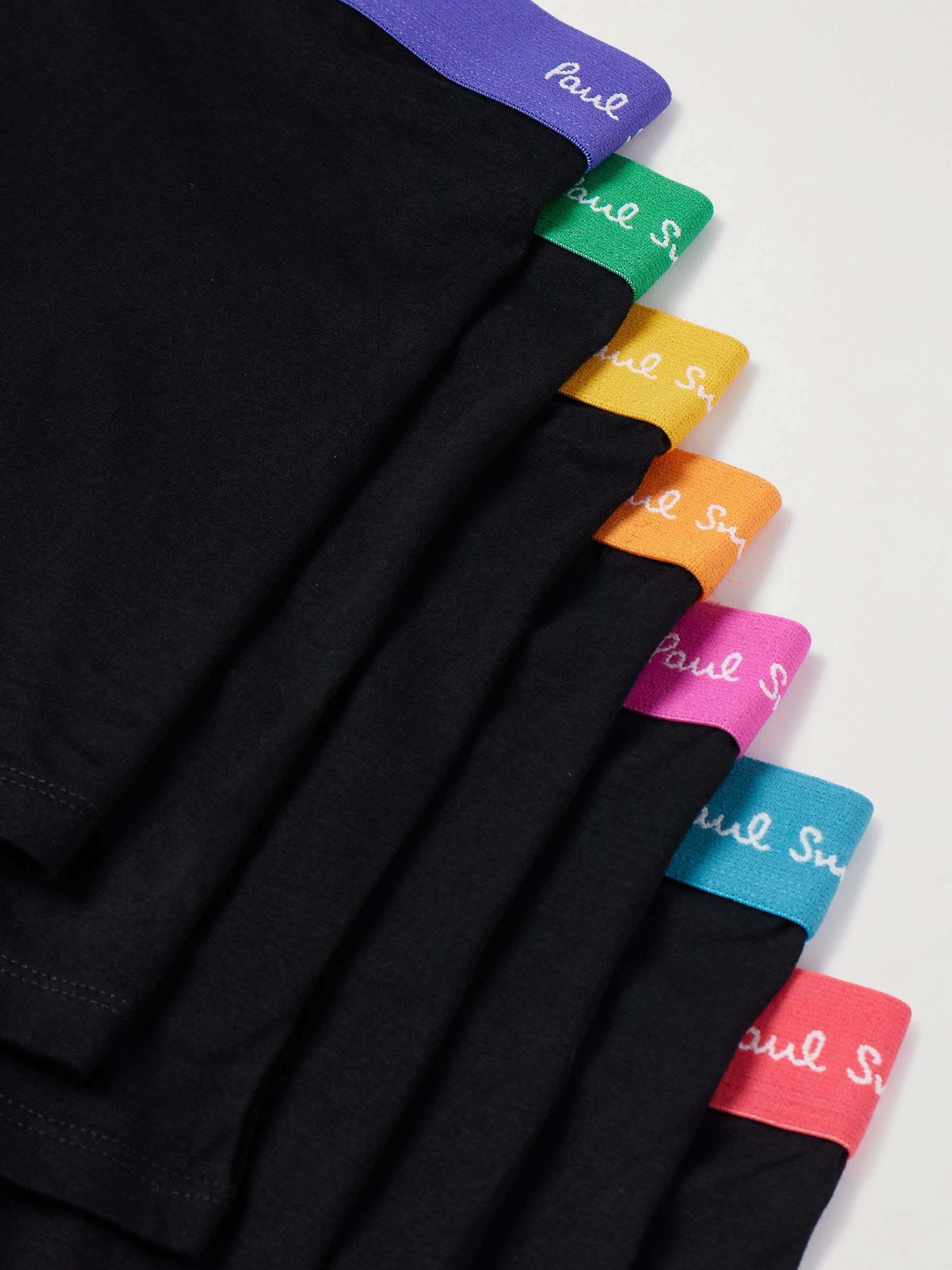 Seven-Pack Stretch Organic Cotton-Jersey Boxer Briefs view