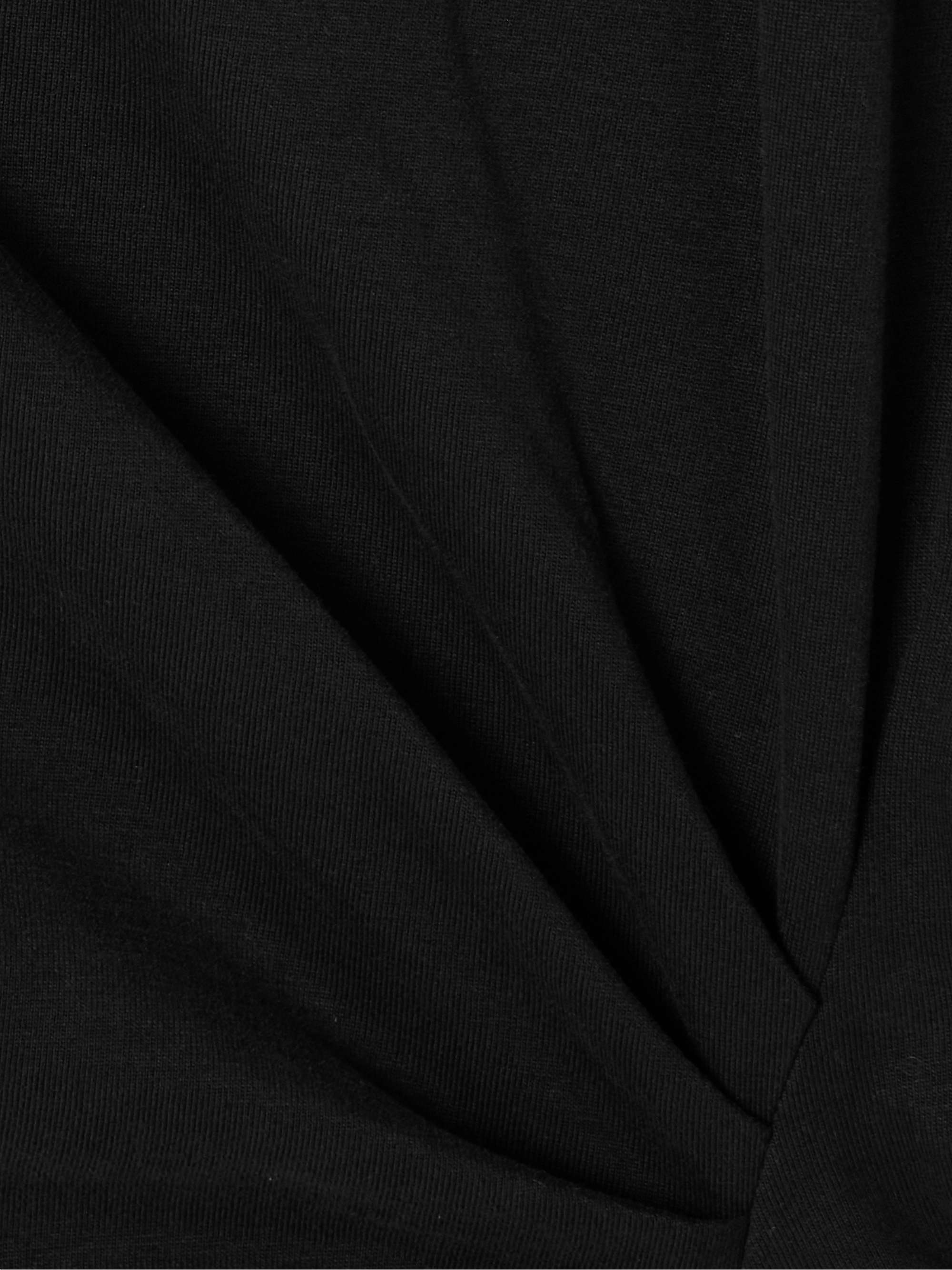 Nadela asymmetric gathered cotton-jersey maxi dress view