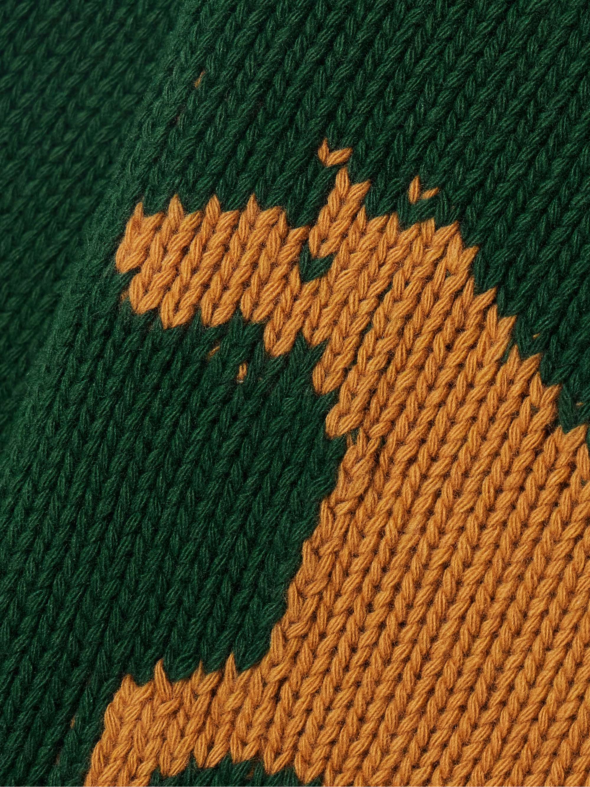 Diamond Corral intarsia wool sweater view