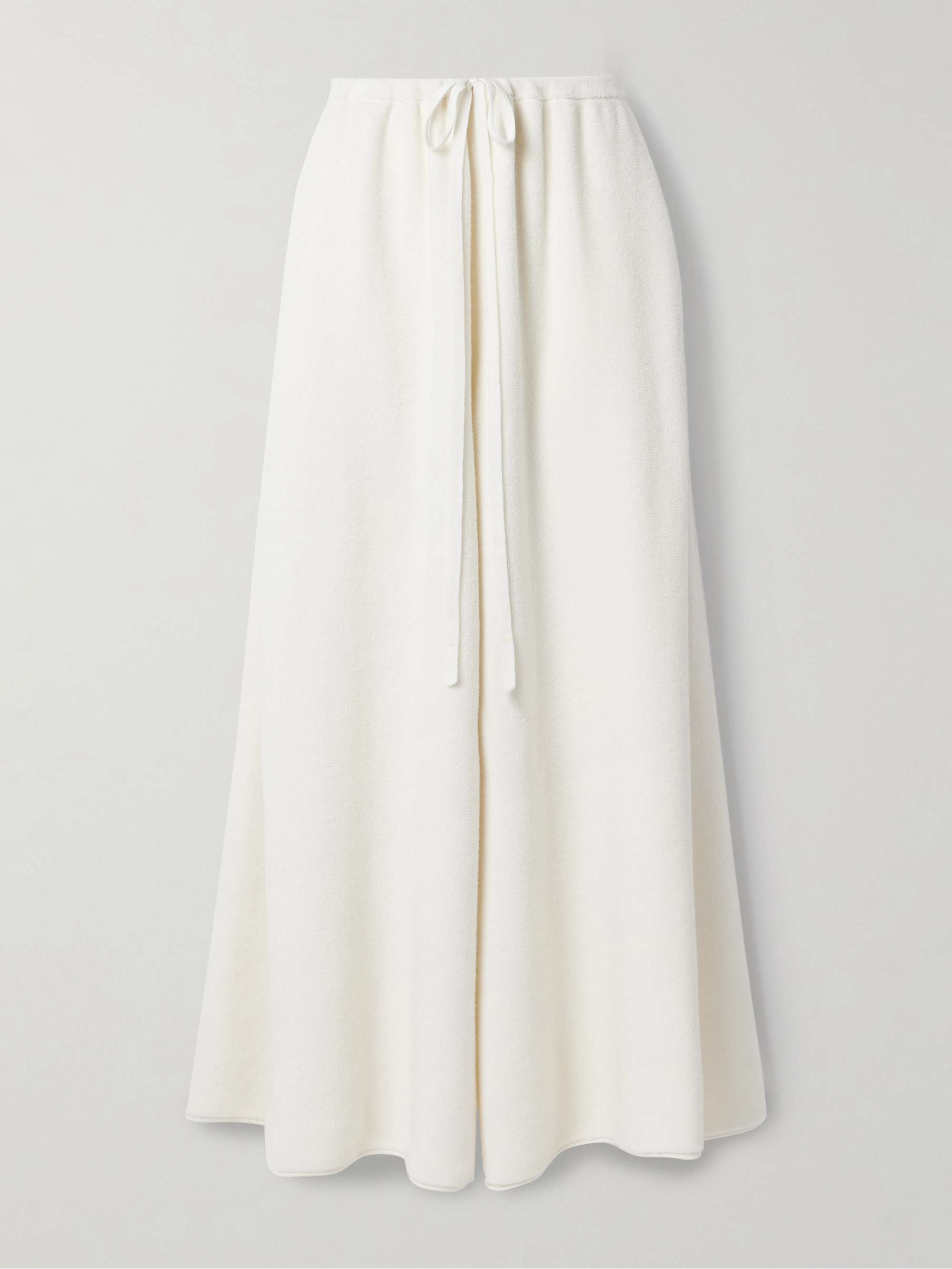 Geordie cashmere wide-leg pants view