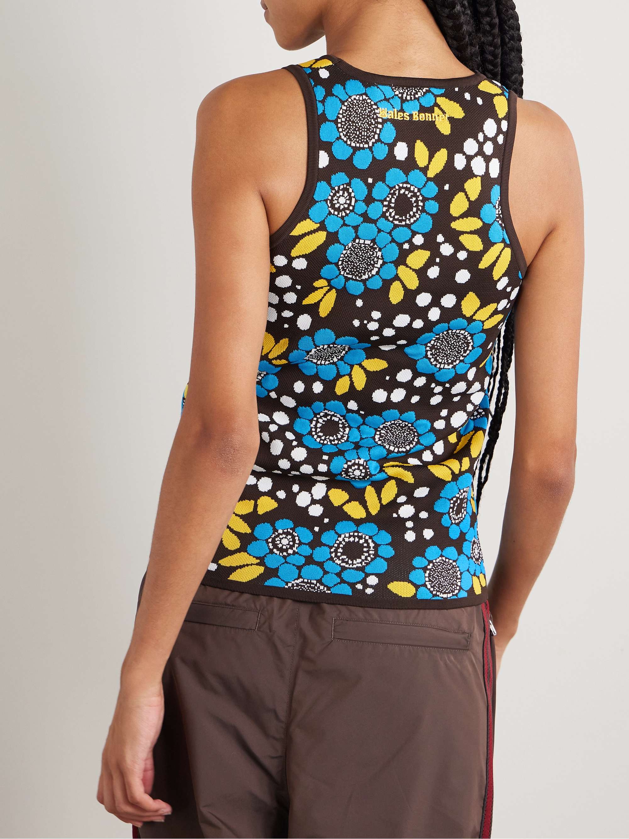 + Wales Bonner jacquard-knit tank view