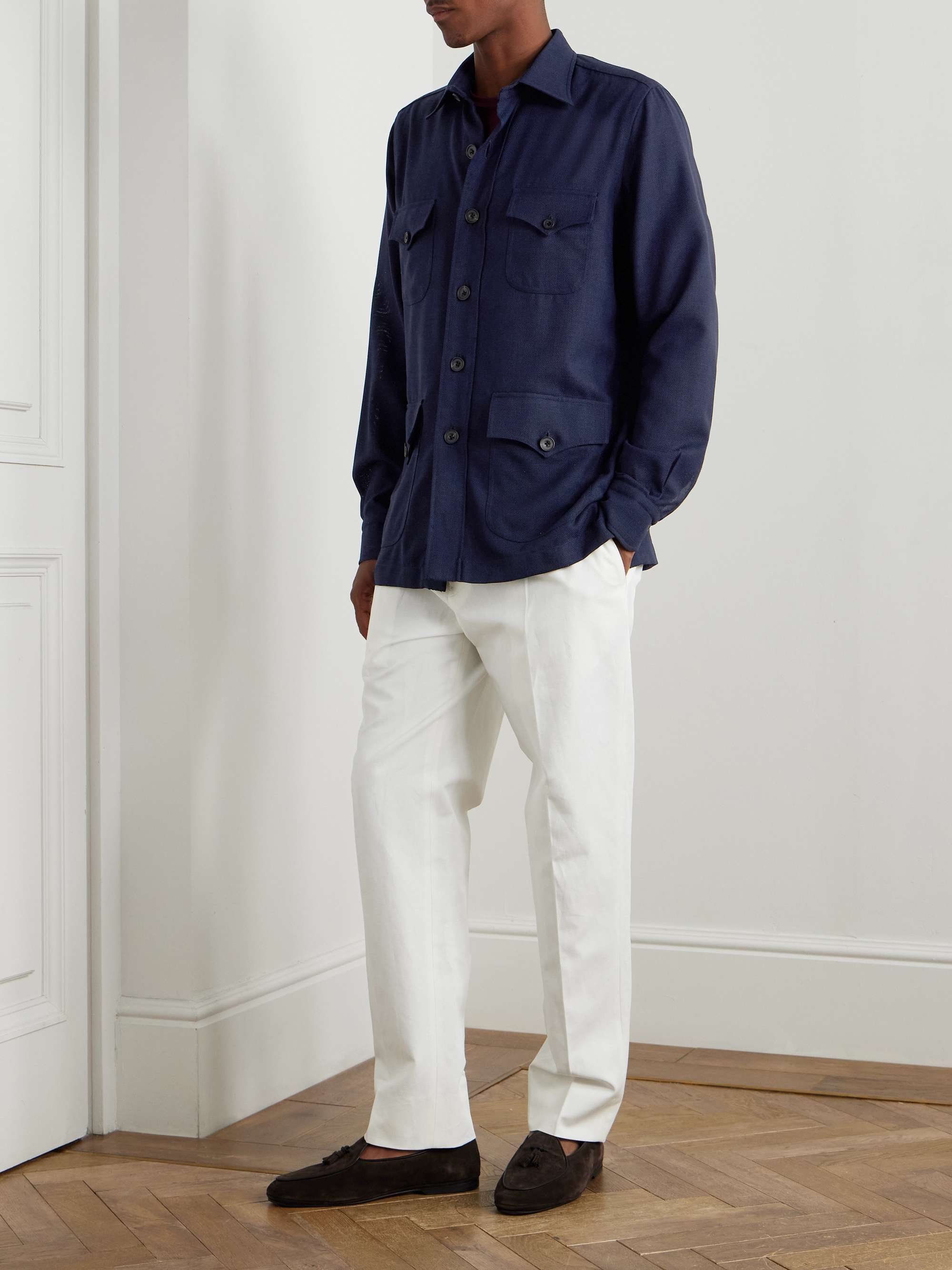 Sahariana Wool-Hopsack Jacket view