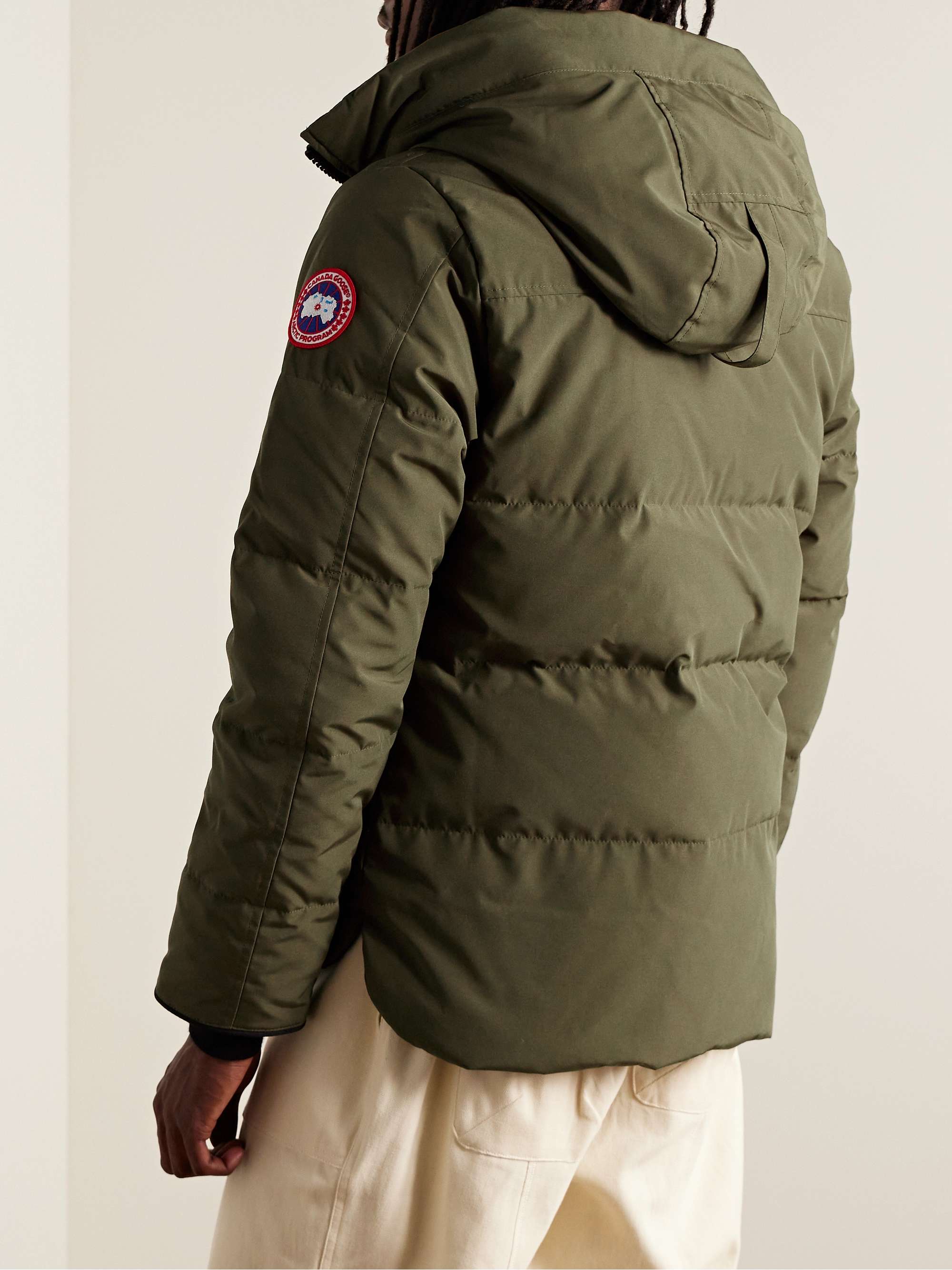 Macmillan Logo-Appliquéd Quilted Shell Hooded Down Parka view