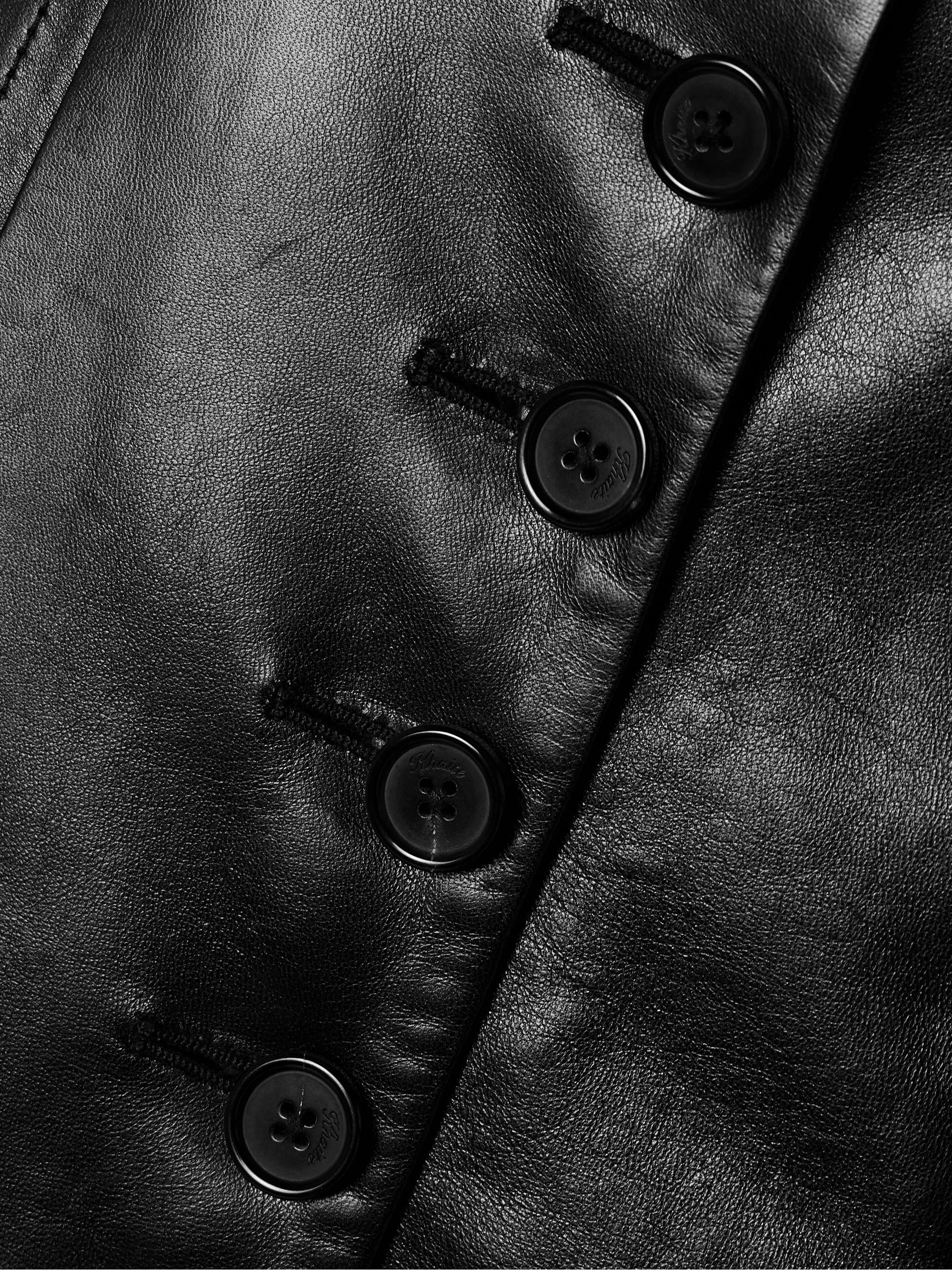 Saraphina leather jacket view