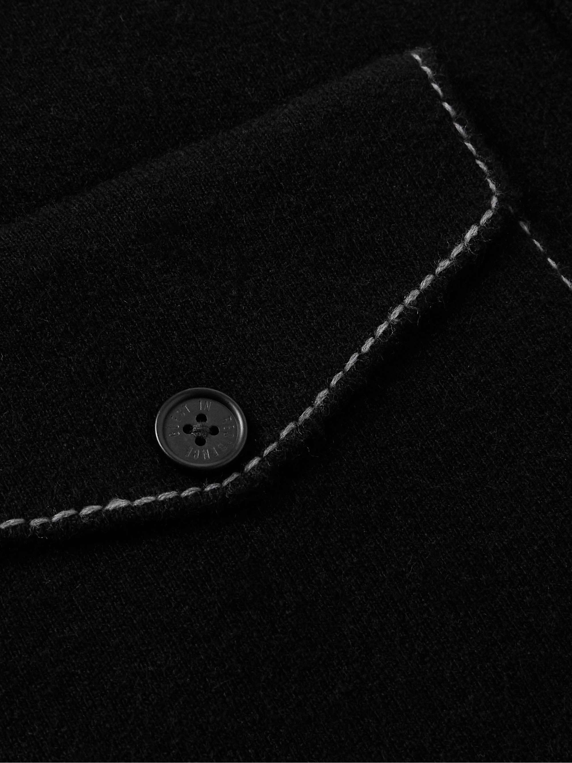 Industry Topstitched Cashmere Jacket view