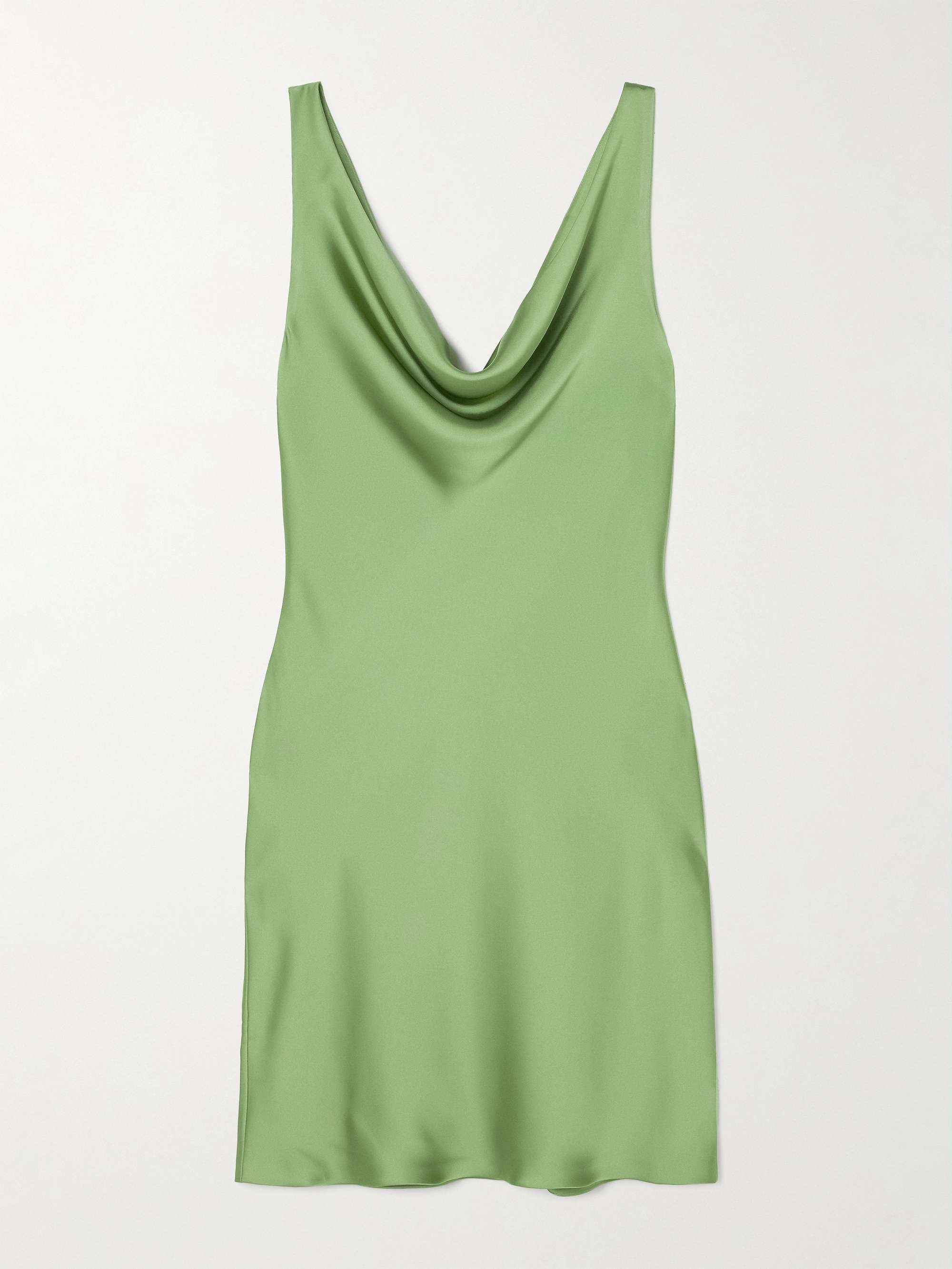 Maria draped satin mini dress view