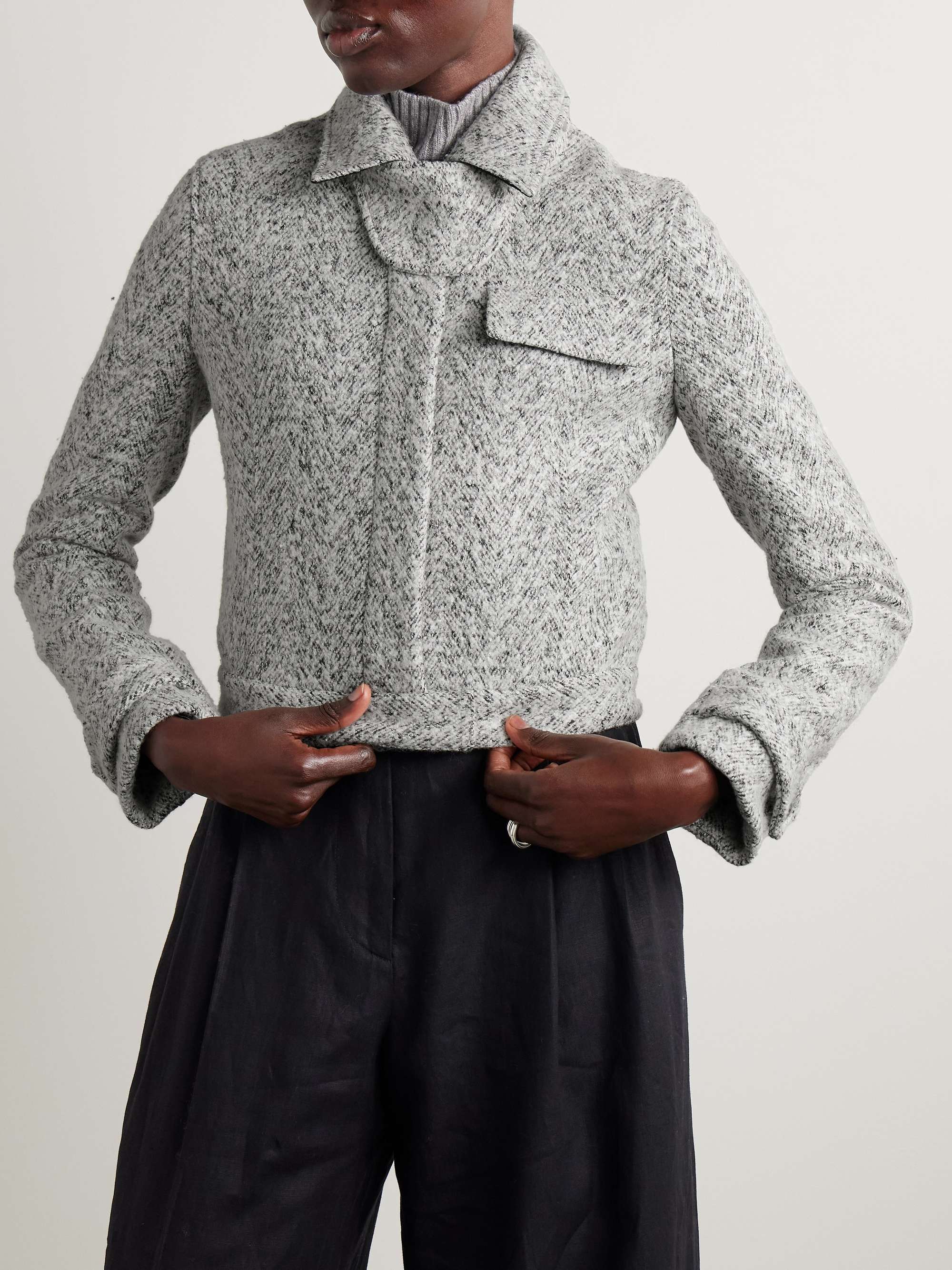 Rivers bouclé-tweed jacket view
