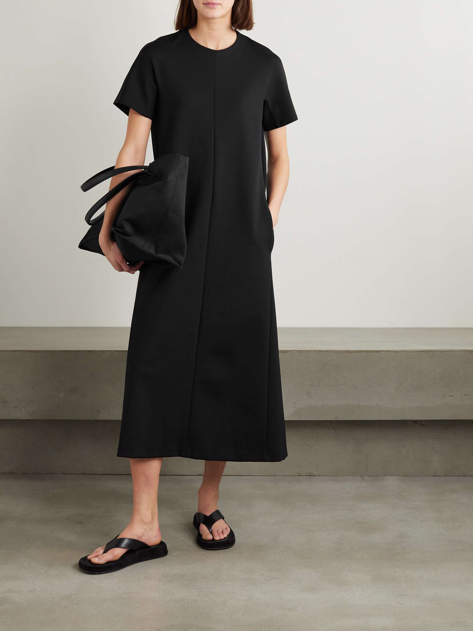 Carolina stretch-jersey midi dress view