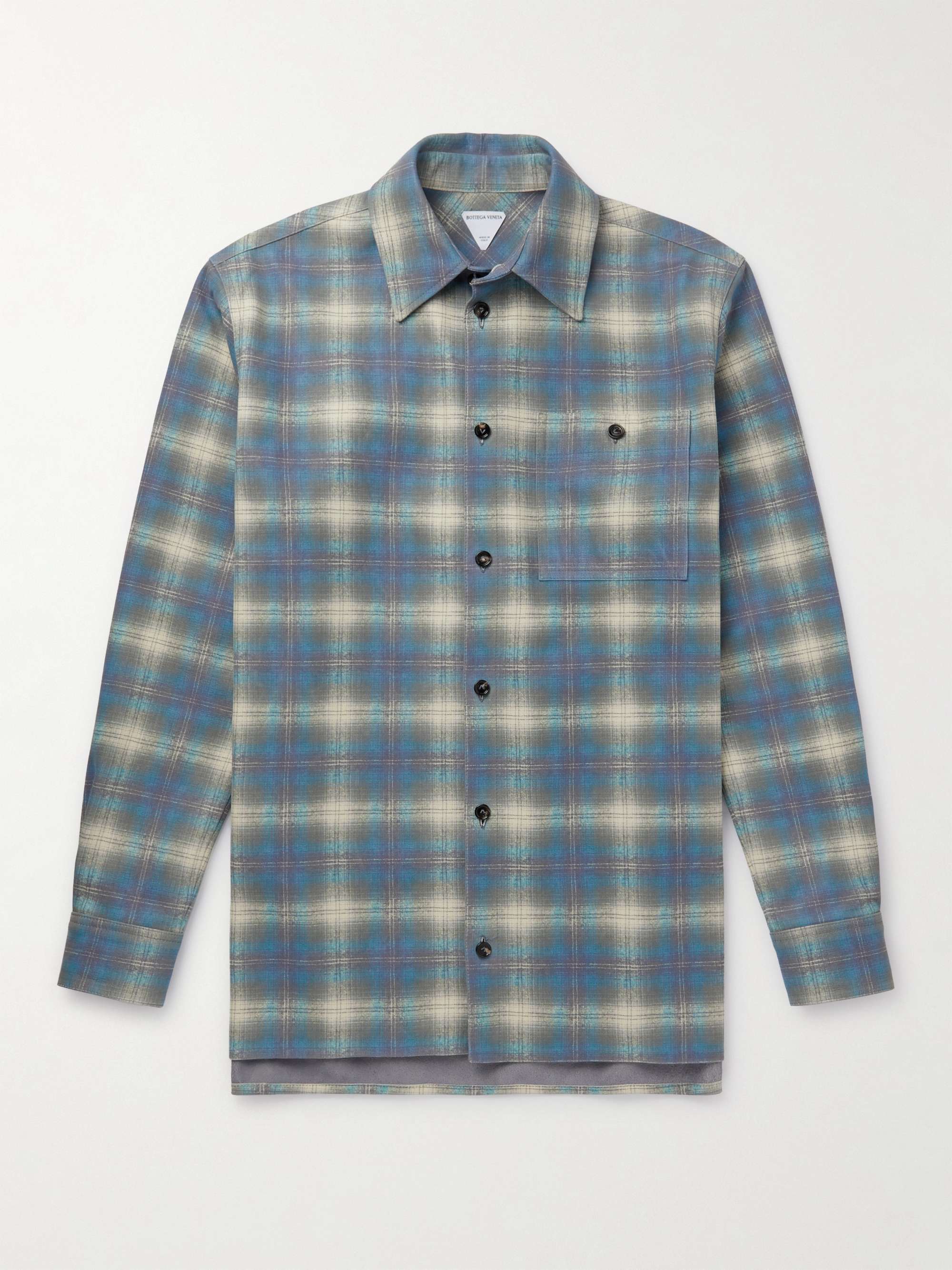 Checked Leather Shirt view