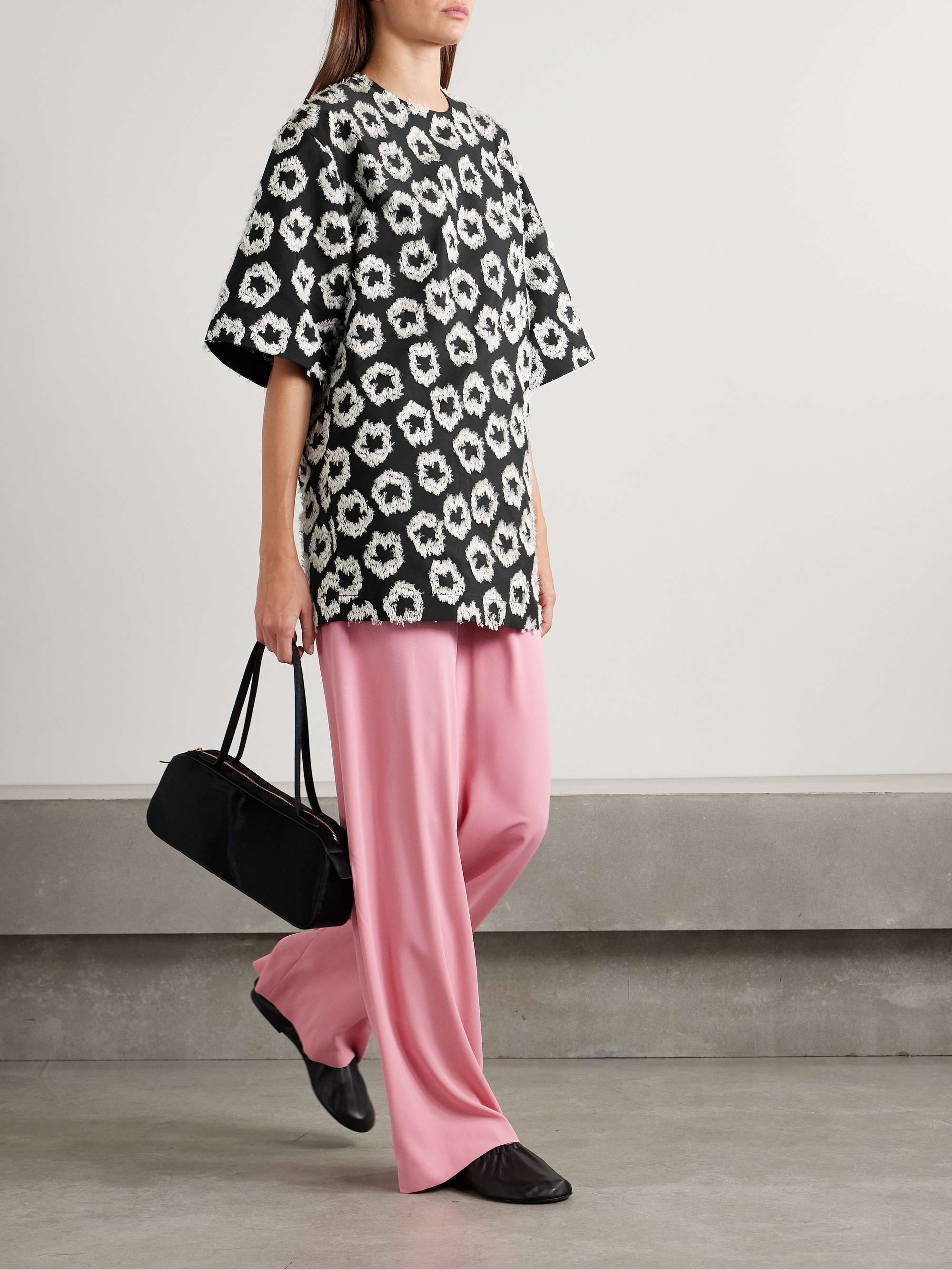 Remy recycled fil coupé faille tunic view