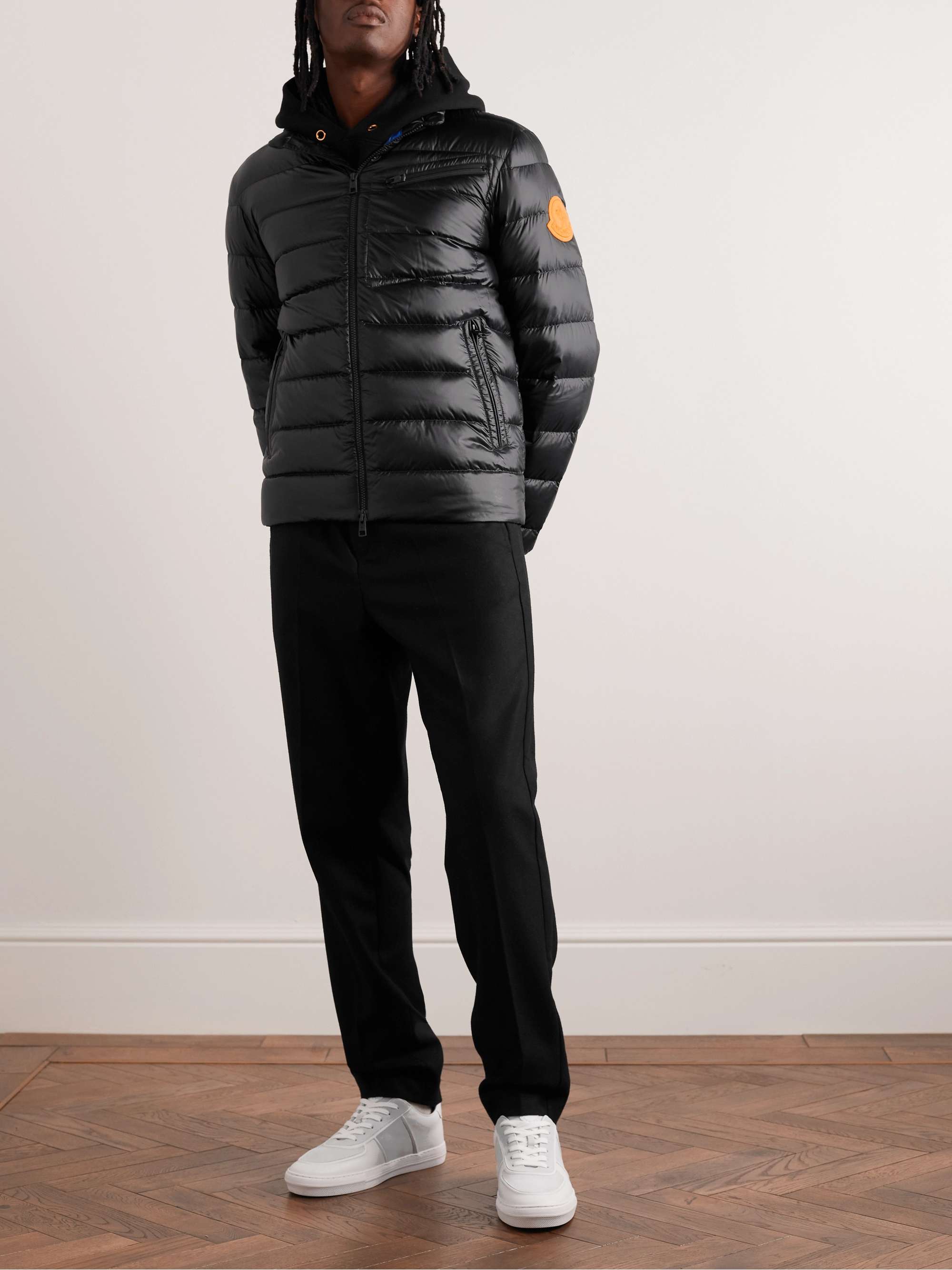 Amalteas Logo-Appliquéd Quilted Shell Down Jacket view