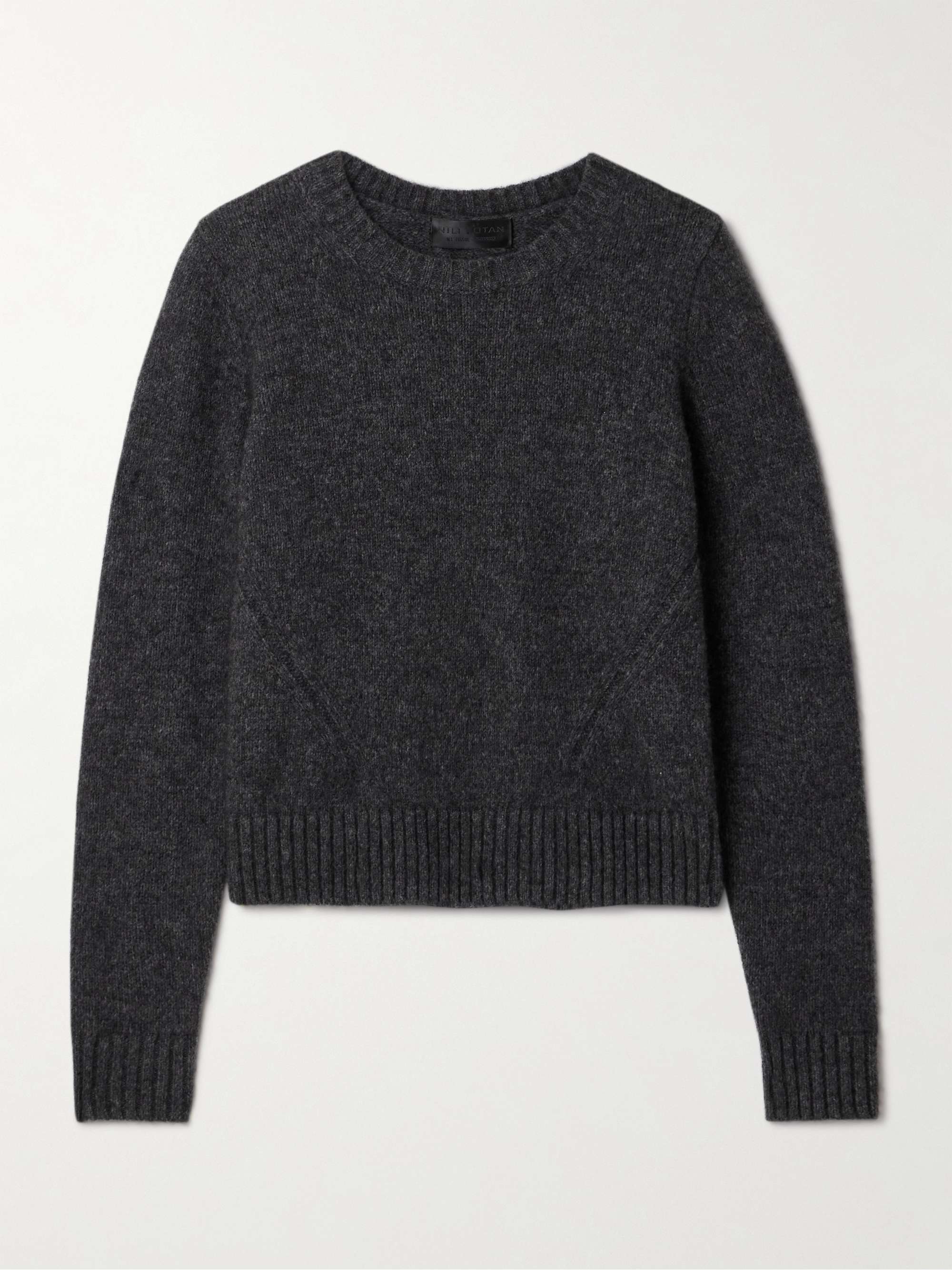 Gwendolyn cropped wool-blend sweater view