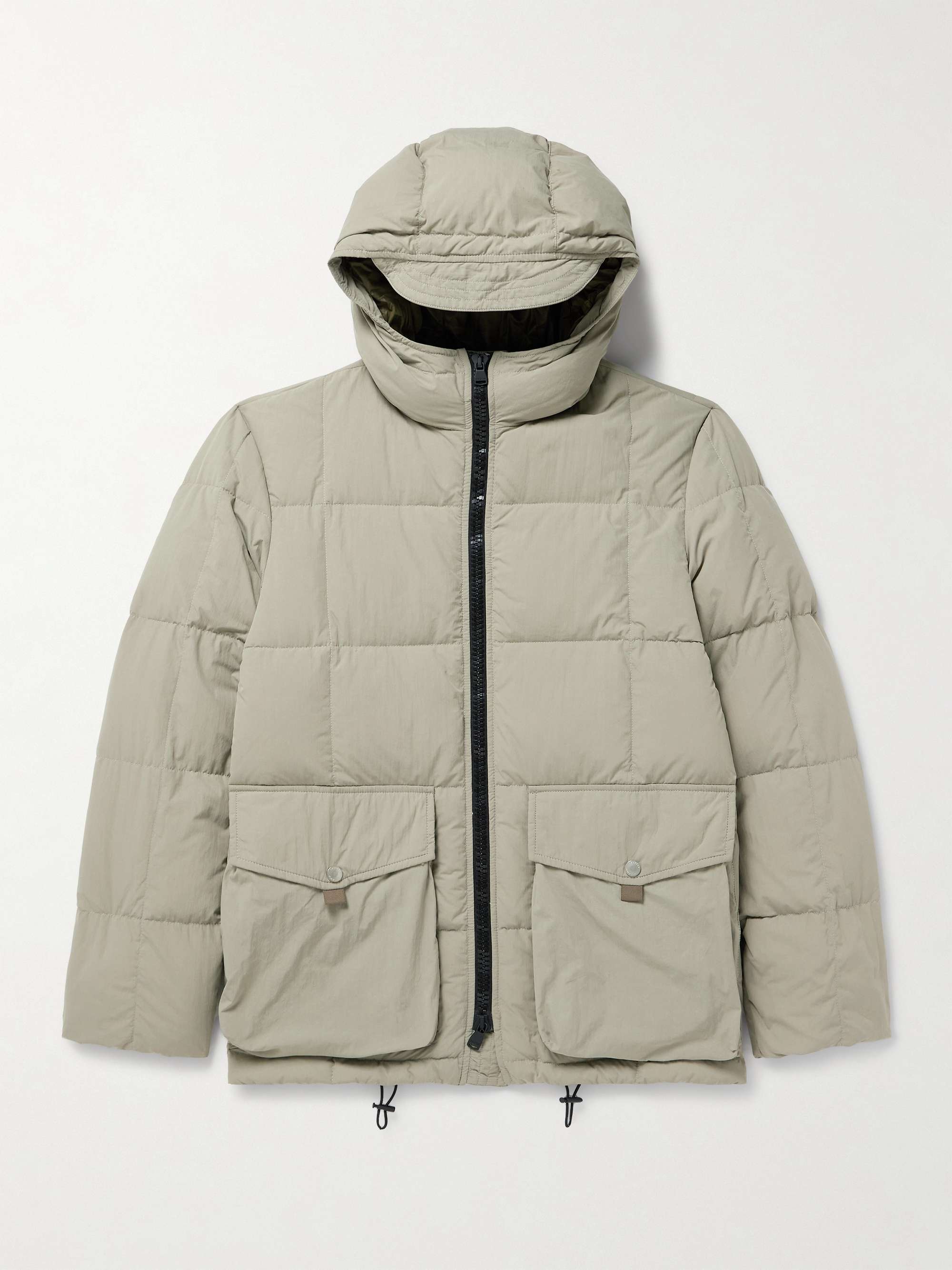 Ernest Quilted Shell Hooded Down Jacket view