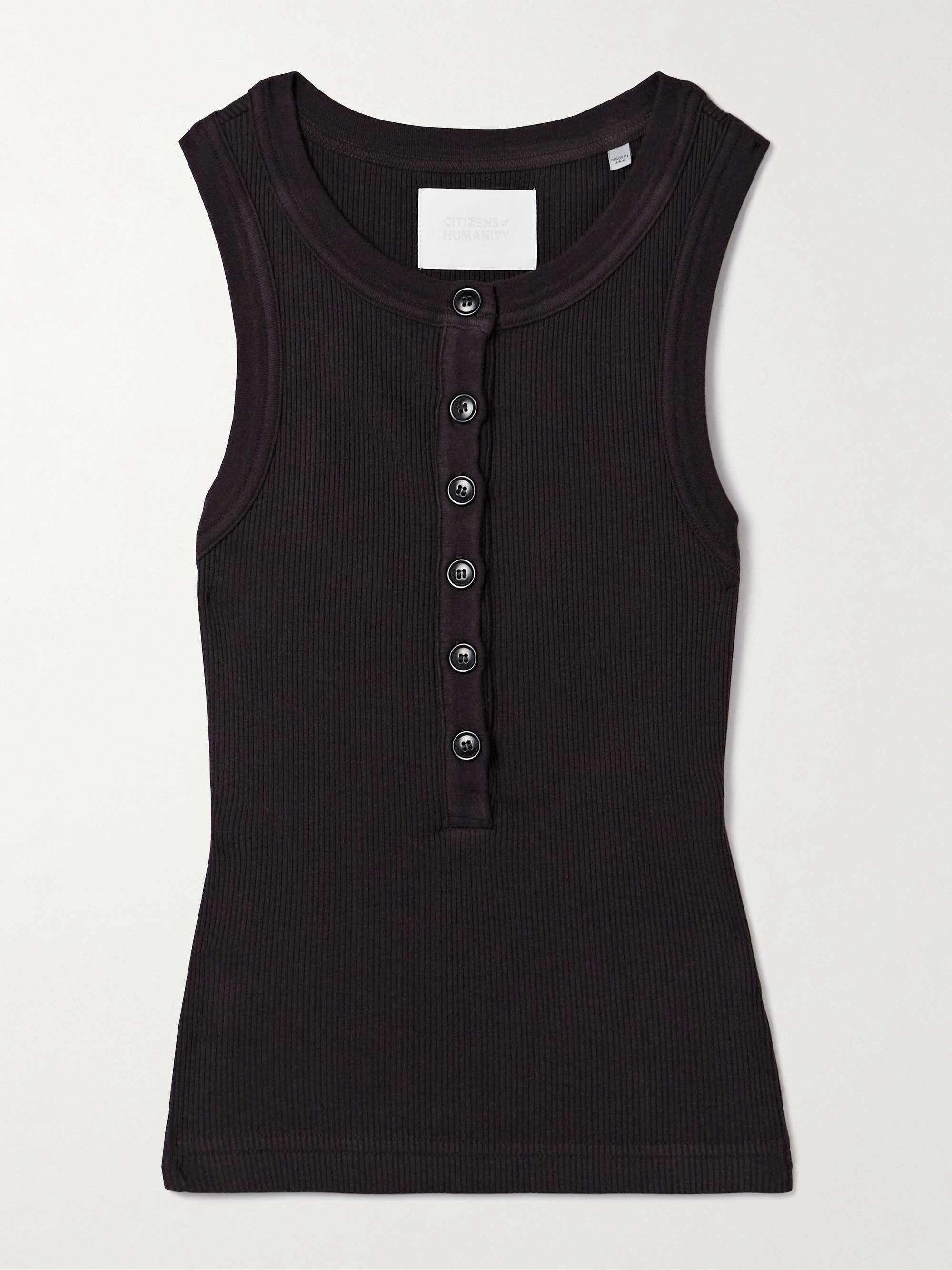 Caralyn ribbed jersey tank view